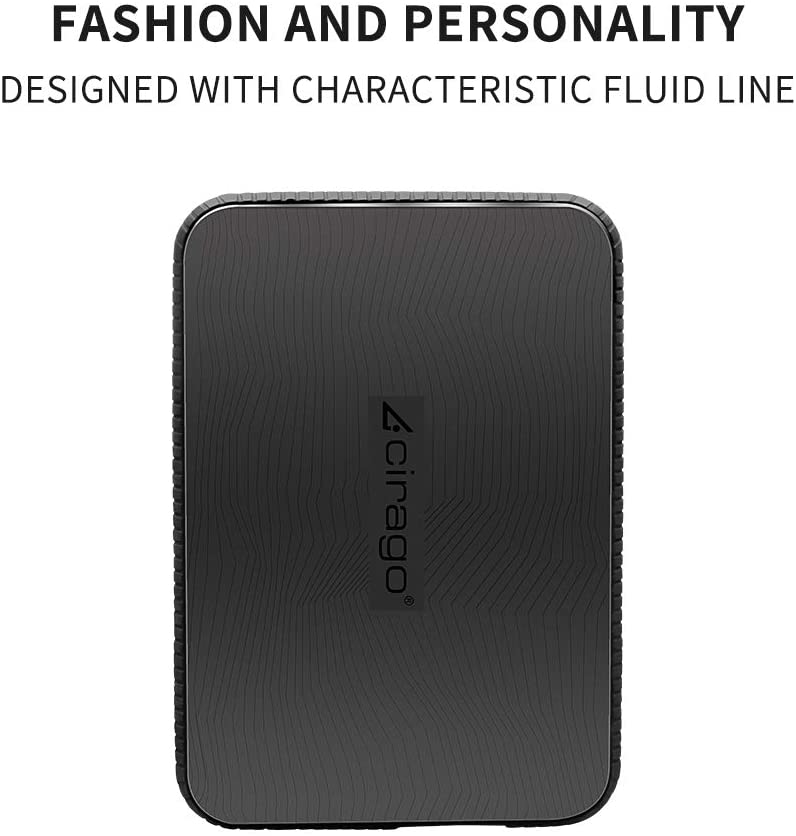 Cirago 500Go Slim Disque Dur Externe Portable Disque Dur résistant aux Chocs USB 3.0 pour PC, 2 Cirago 500Go Slim Disque Dur Externe Portable Disque Dur résistant aux Chocs USB 3.0 pour PC,
