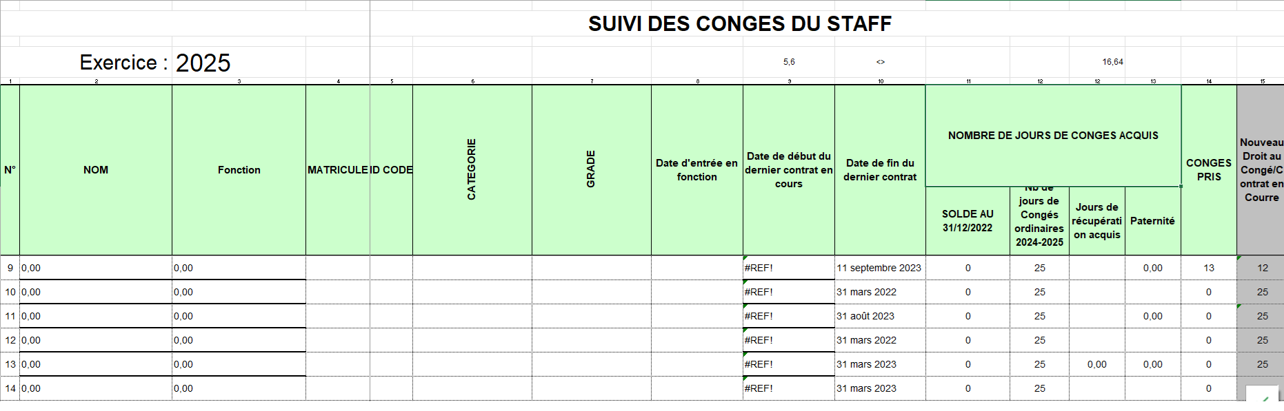 Modèle de bulletin de paie, Calculateur de Paie, Payroll, Congés 4 Modèle de bulletin de paie, Calculateur de Paie, Payroll, Congés – Image 3