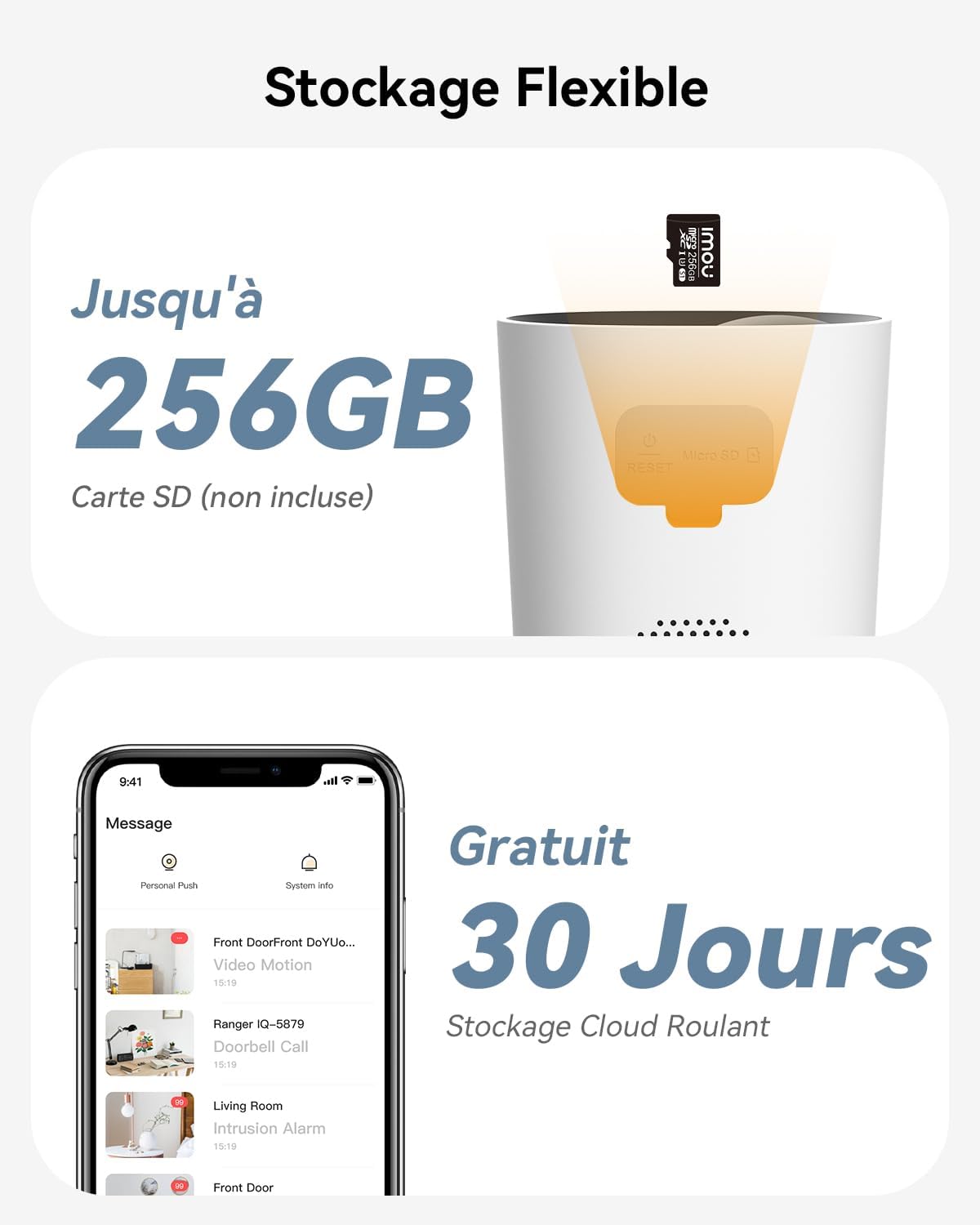 Imou 2K Caméra Surveillance WiFi Exterieure sans Fil Solaire, Camera Solaire Exterieur avec PIR & AI Détection Humaine, Vision Nocturne Couleur, Audio Bidirectionnel,Mode Privé,Sirène,Étanche IP66 11 Imou 2K Caméra Surveillance WiFi Exterieure sans Fil Solaire, Camera Solaire Exterieur avec PIR & AI Détection Humaine, Vision Nocturne Couleur, Audio Bidirectionnel,Mode Privé,Sirène,Étanche IP66 – Image 10