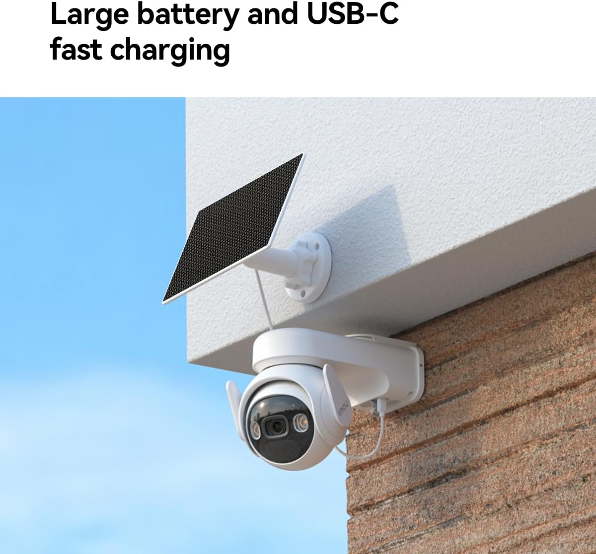 Imou Cell PT Lite Kit Cámara de Vigilancia Exterior Giratoria 2K QHD Con Batería y Placa Solar 4 Imou Cell PT Lite Kit Cámara de Vigilancia Exterior Giratoria 2K QHD Con Batería y Placa Solar – Image 3