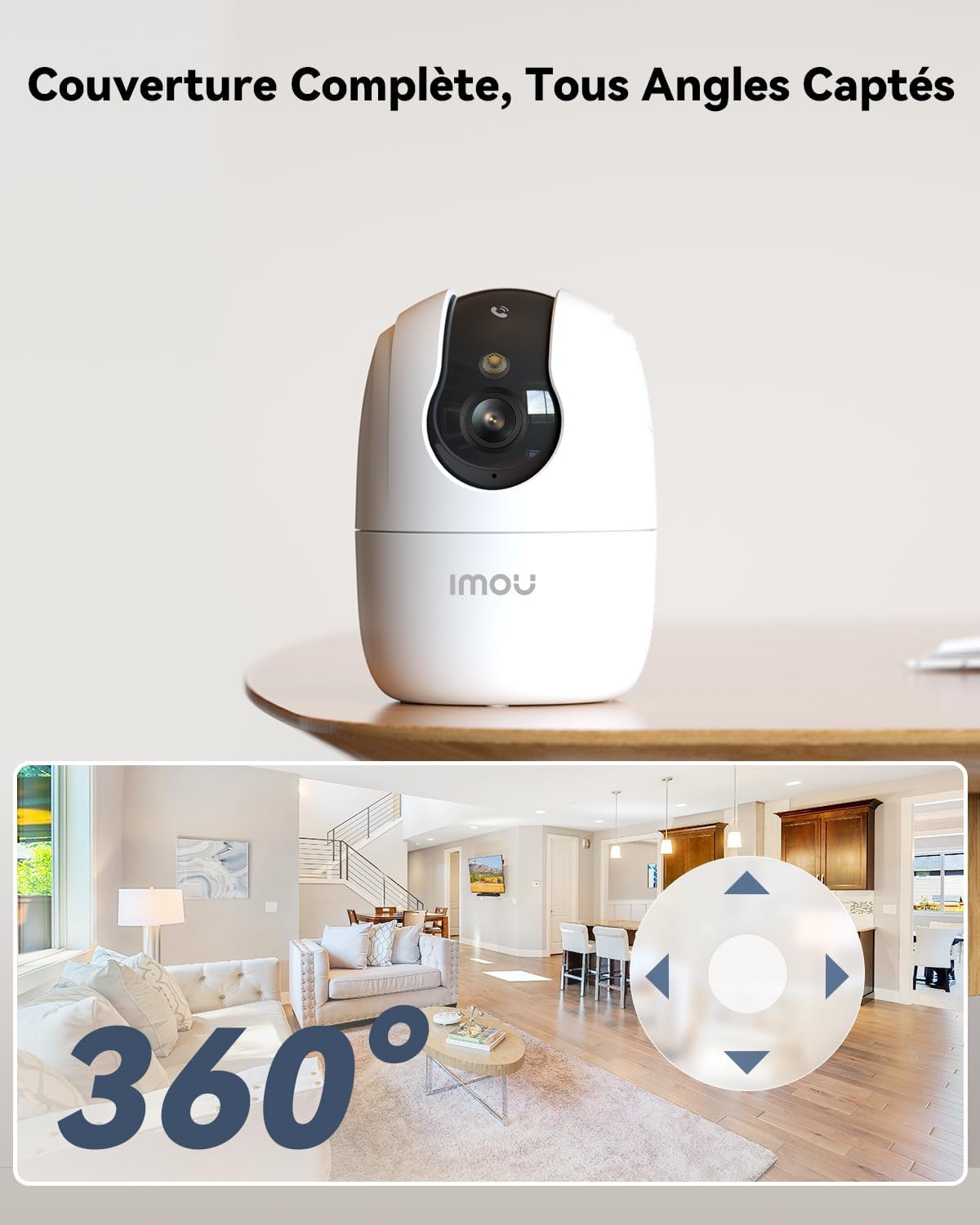 Imou 2K(3MP) Caméra Surveillance WiFi Intérieur 360°, Wi-Fi 6 Double-Bande(2.4G/5GHz), Vision Nocturne Couleur, Détection de Personnes/Animaux,Suivi Intelligent,Compatible Alexa pour Bébé/Chien/Maison 10 Imou 2K(3MP) Caméra Surveillance WiFi Intérieur 360°, Wi-Fi 6 Double-Bande(2.4G/5GHz), Vision Nocturne Couleur, Détection de Personnes/Animaux,Suivi Intelligent,Compatible Alexa pour Bébé/Chien/Maison – Image 9