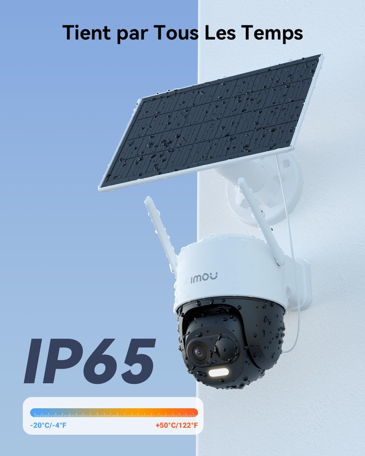Imou 2K Caméra Surveillance WiFi Exterieure sans Fil Solaire avec Batterie 5000mAh, Caméra Solaire Exterieur 360° PTZ, 2.4GHz, Détection de Personnes/Véhicules, Vision Nocturne Couluer,IP65,Mode Privé 11 Imou 2K Caméra Surveillance WiFi Exterieure sans Fil Solaire avec Batterie 5000mAh, Caméra Solaire Exterieur 360° PTZ, 2.4GHz, Détection de Personnes/Véhicules, Vision Nocturne Couluer,IP65,Mode Privé – Image 10
