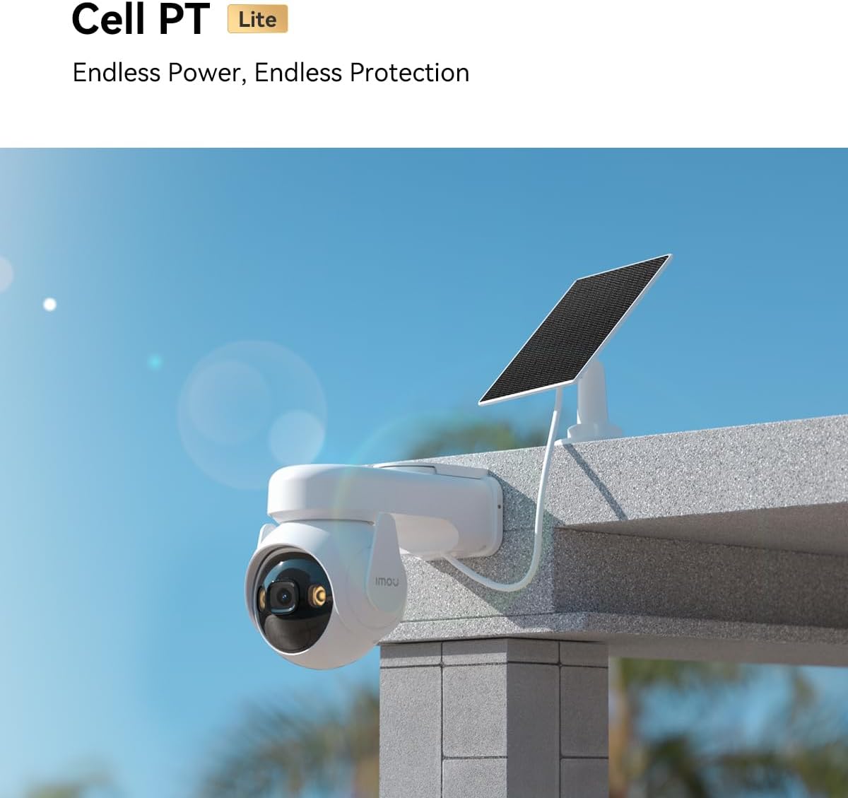 Imou Cell PT Lite Kit Cámara de Vigilancia Exterior Giratoria 2K QHD Con Batería y Placa Solar 3 Imou Cell PT Lite Kit Cámara de Vigilancia Exterior Giratoria 2K QHD Con Batería y Placa Solar – Image 2