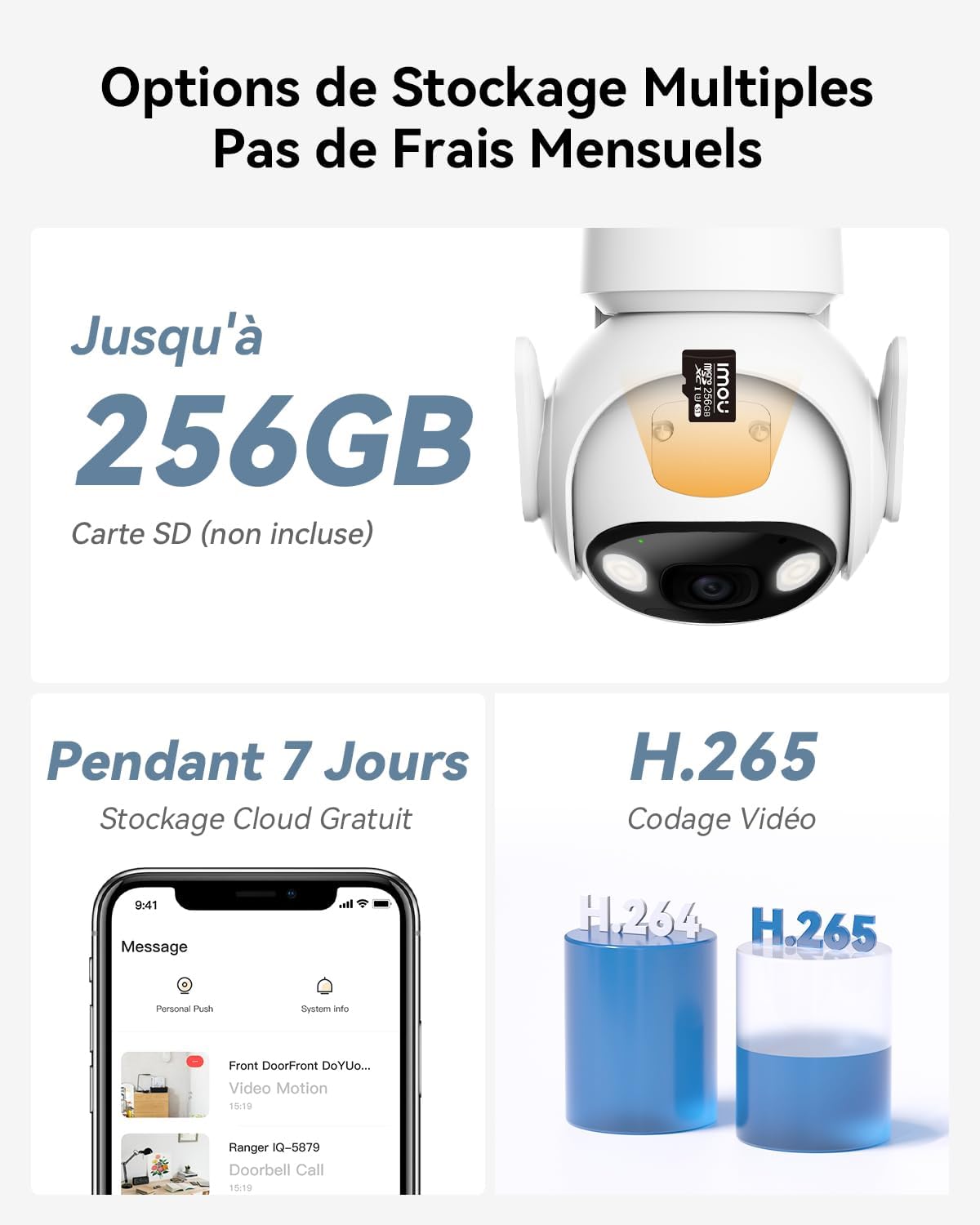 Imou 2K Caméra Surveillance WiFi Exterieure sans Fil Solaire avec Batterie 15000mAh, Camera Solaire Exterieur 360° PTZ, 2.4GHz,Vision Nocturne Couluer,Détection Humaine AI,Audio Bidirectionnel, Sirène 11 Imou 2K Caméra Surveillance WiFi Exterieure sans Fil Solaire avec Batterie 15000mAh, Camera Solaire Exterieur 360° PTZ, 2.4GHz,Vision Nocturne Couluer,Détection Humaine AI,Audio Bidirectionnel, Sirène – Image 10