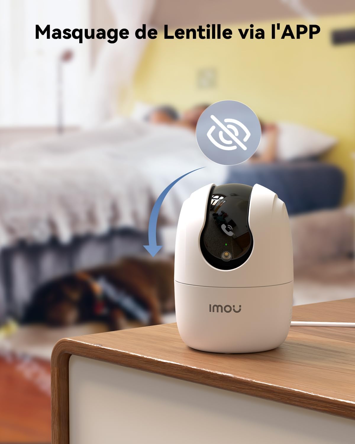 Imou 2K(3MP) Caméra Surveillance WiFi Intérieur 360°, Wi-Fi 6 Double-Bande(2.4G/5GHz), Vision Nocturne Couleur, Détection de Personnes/Animaux,Suivi Intelligent,Compatible Alexa pour Bébé/Chien/Maison 11 Imou 2K(3MP) Caméra Surveillance WiFi Intérieur 360°, Wi-Fi 6 Double-Bande(2.4G/5GHz), Vision Nocturne Couleur, Détection de Personnes/Animaux,Suivi Intelligent,Compatible Alexa pour Bébé/Chien/Maison – Image 10