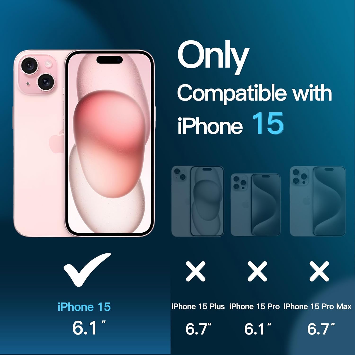 JETech Protection D'écran pour iPhone 15 6,1 Pouces, Film en Verre Trempé avec Outil d'Installation Facile, Compatible Coque, Transparent HD, Lot de 3 4 JETech Protection D'écran pour iPhone 15 6,1 Pouces, Film en Verre Trempé avec Outil d'Installation Facile, Compatible Coque, Transparent HD, Lot de 3 – Image 3