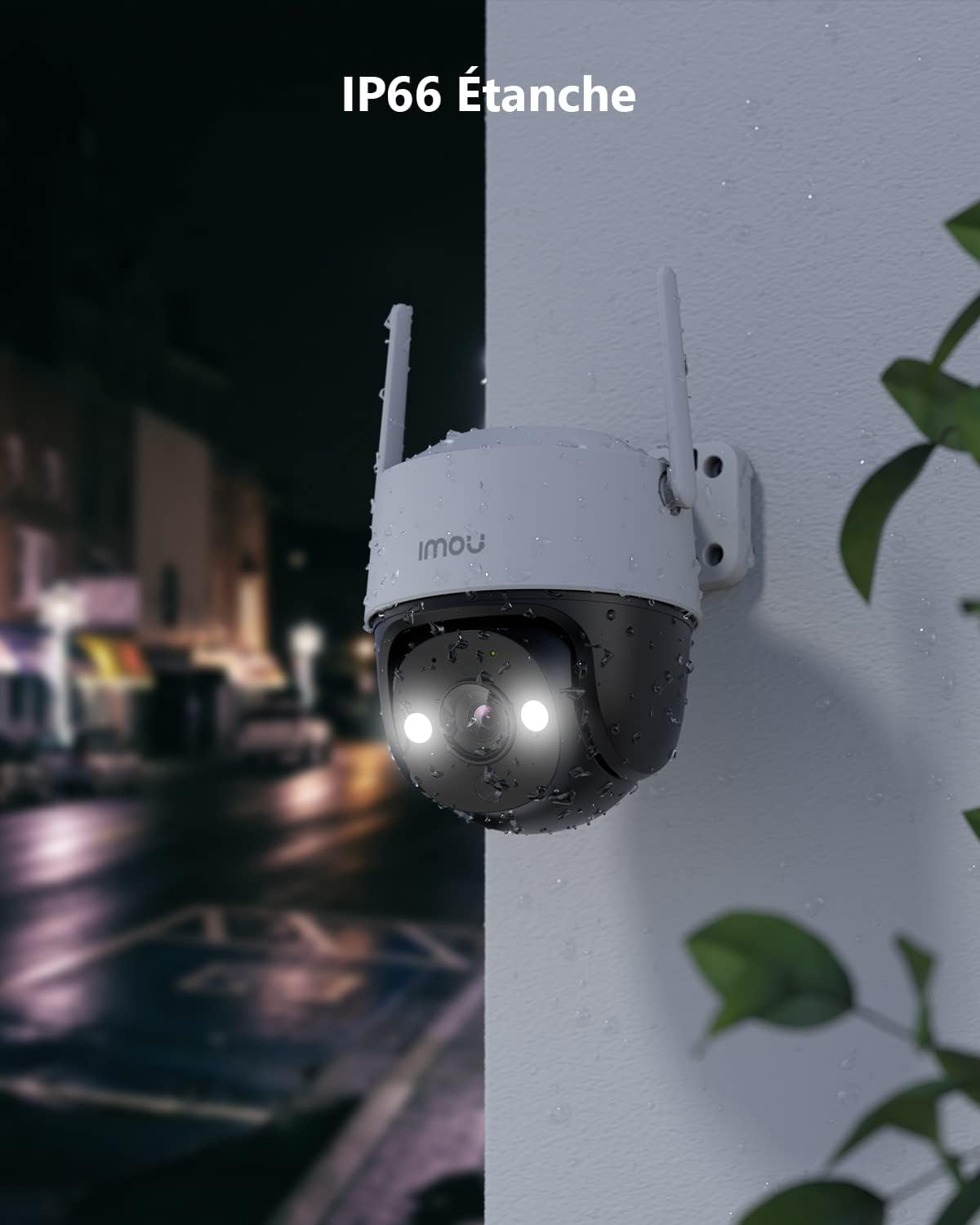 Imou 2K(3MP) Caméra Surveillance WiFi Extérieure 360°, Vision Nocturne Couleur 30M, Détection des Personnes et Véhicules, Suivi Intelligent, Étanche IP66, WiFi 2.4GHz et Wi-FI 6, Audio Bidirectionnel 6 Imou 2K(3MP) Caméra Surveillance WiFi Extérieure 360°, Vision Nocturne Couleur 30M, Détection des Personnes et Véhicules, Suivi Intelligent, Étanche IP66, WiFi 2.4GHz et Wi-FI 6, Audio Bidirectionnel – Image 5