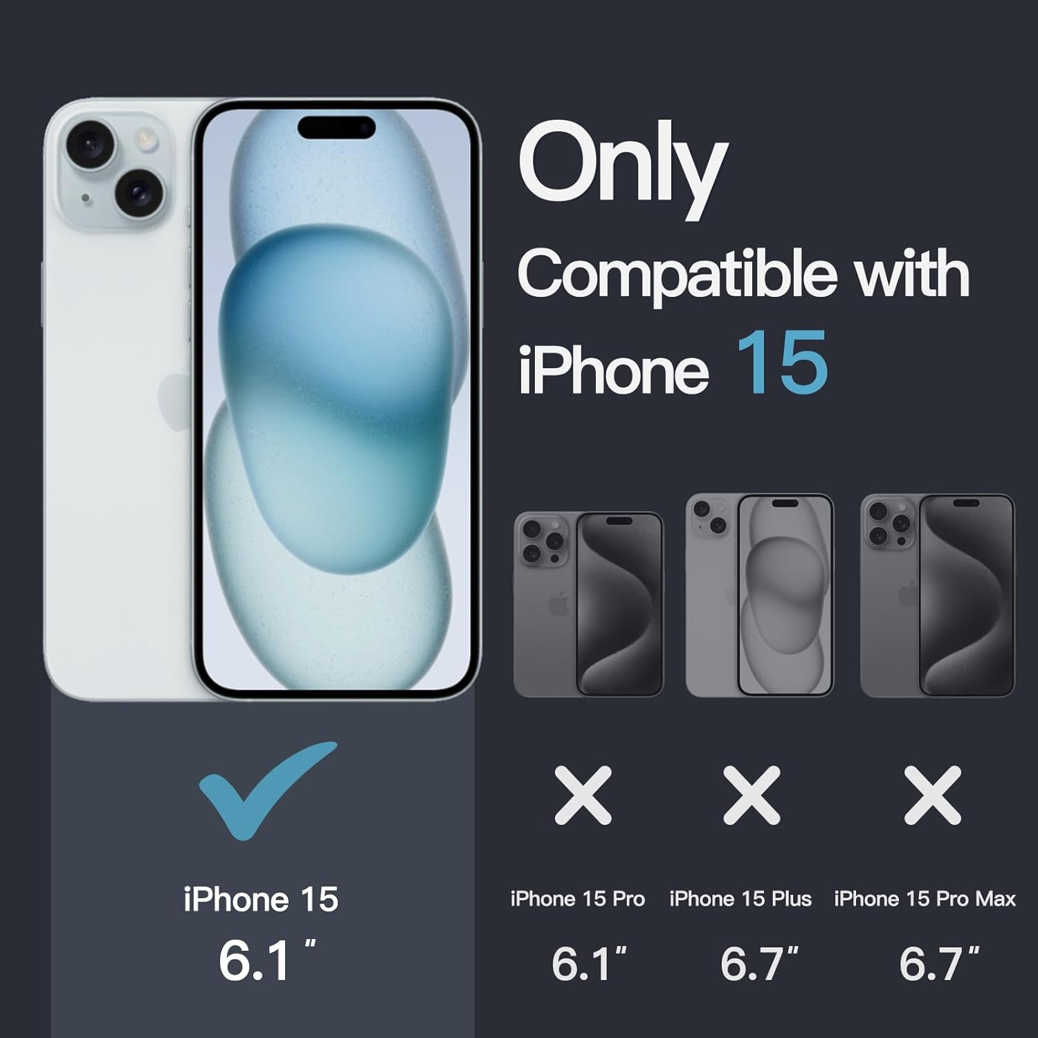 JETech Coque pour iPhone 15 6,1 Pouces, Anti-Jaunissement Étui de Protection Antichoc, Housse Anti-Rayures Dos Transparente (Transparente) 3 JETech Coque pour iPhone 15 6,1 Pouces, Anti-Jaunissement Étui de Protection Antichoc, Housse Anti-Rayures Dos Transparente (Transparente) – Image 2