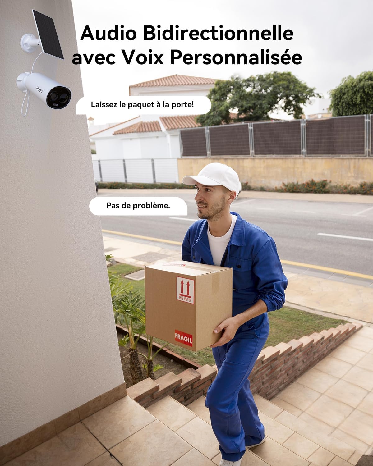 Imou 2K Caméra Surveillance WiFi Exterieure sans Fil Solaire, Camera Solaire Exterieur avec PIR & AI Détection Humaine, Vision Nocturne Couleur, Audio Bidirectionnel,Mode Privé,Sirène,Étanche IP66 9 Imou 2K Caméra Surveillance WiFi Exterieure sans Fil Solaire, Camera Solaire Exterieur avec PIR & AI Détection Humaine, Vision Nocturne Couleur, Audio Bidirectionnel,Mode Privé,Sirène,Étanche IP66 – Image 8