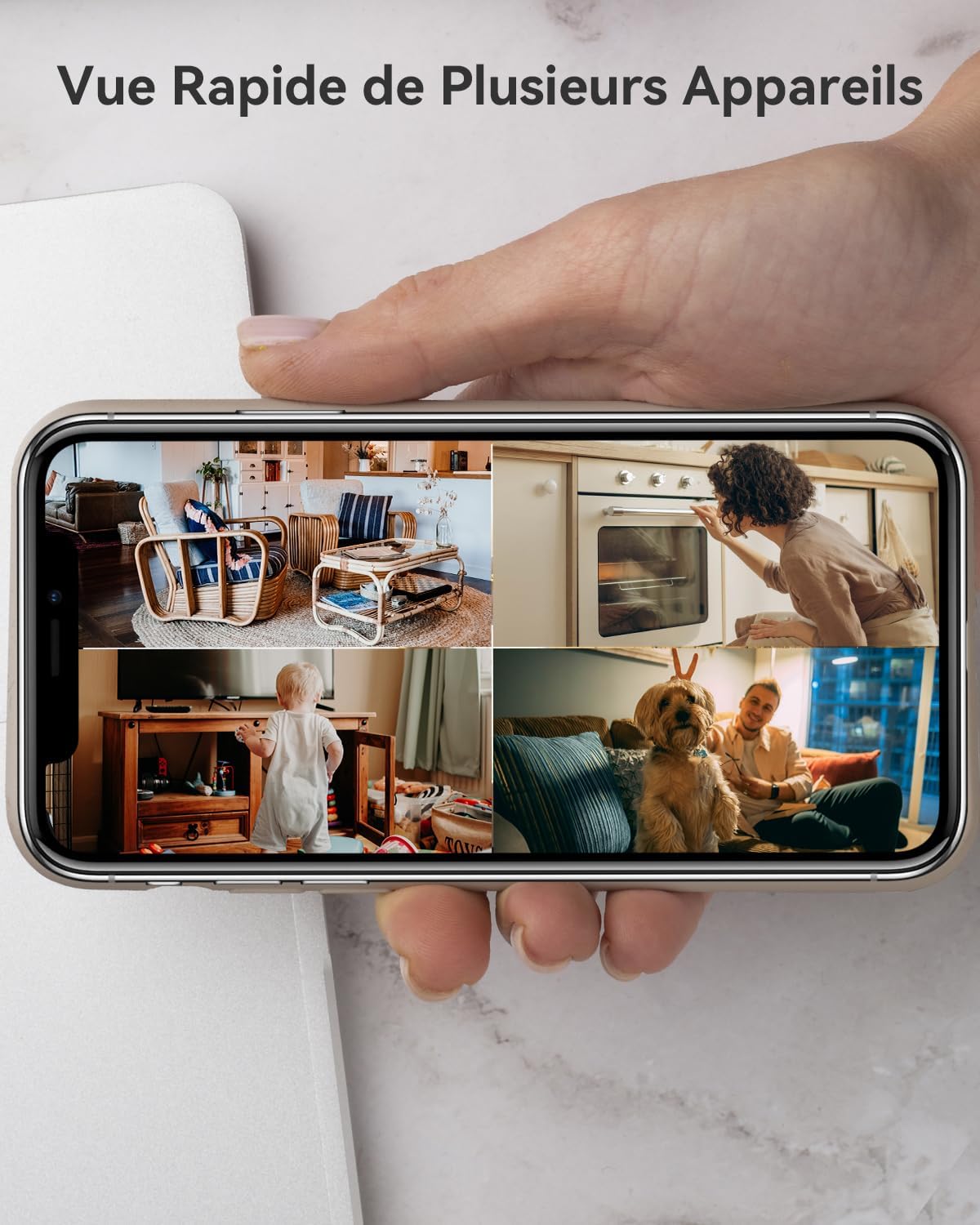 Imou 2K(3MP) Caméra Surveillance WiFi Intérieure Caméra 360° Connectée Smartphone avec Détection Humaine AI Suivi Intelligent Sirène Audio Bidirectionnel Compatible Alexa pour Bébé/Animaux 12 Imou 2K(3MP) Caméra Surveillance WiFi Intérieure Caméra 360° Connectée Smartphone avec Détection Humaine AI Suivi Intelligent Sirène Audio Bidirectionnel Compatible Alexa pour Bébé/Animaux – Image 11