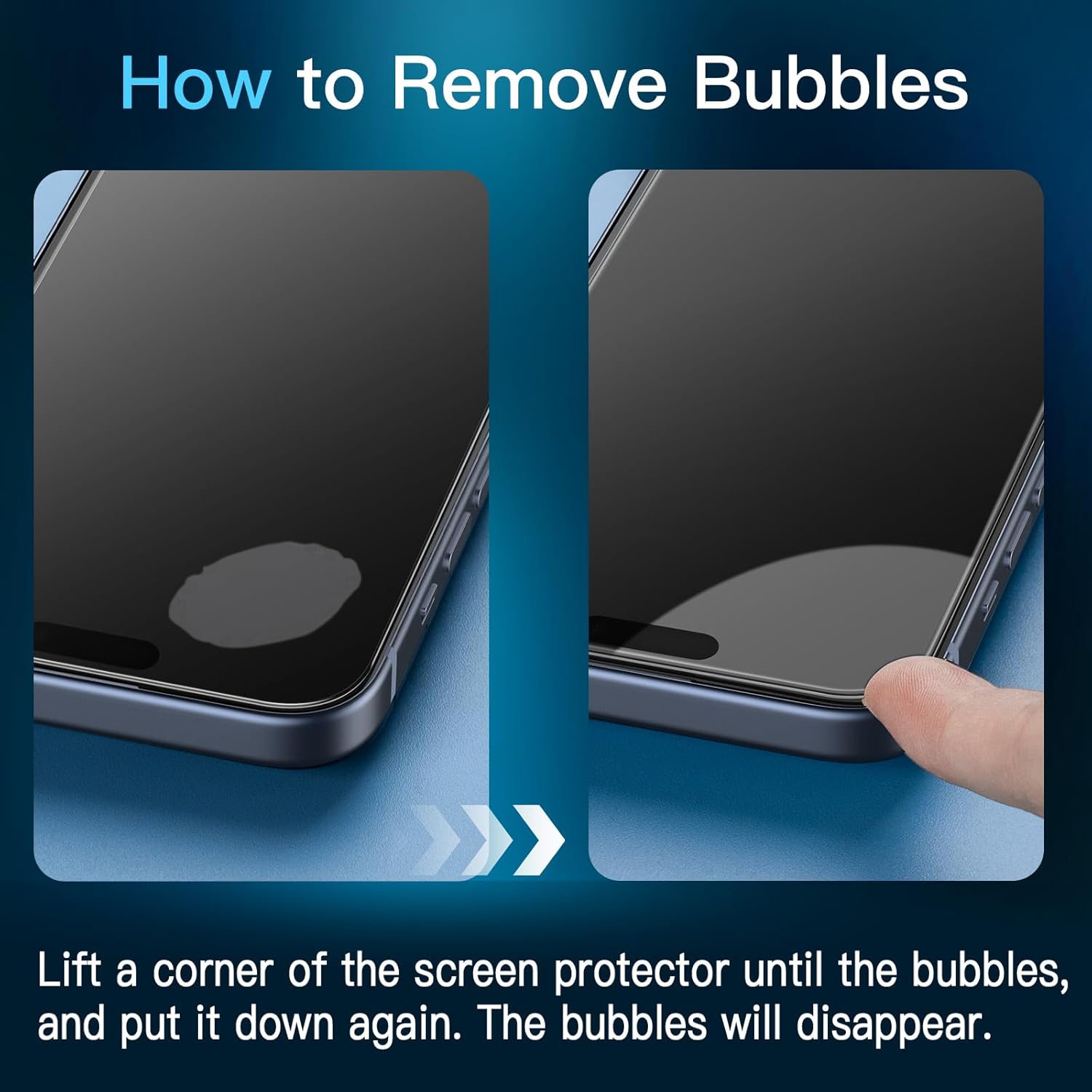 JETech Protection D'écran pour iPhone 15 6,1 Pouces, Film en Verre Trempé avec Outil d'Installation Facile, Compatible Coque, Transparent HD, Lot de 3 3 JETech Protection D'écran pour iPhone 15 6,1 Pouces, Film en Verre Trempé avec Outil d'Installation Facile, Compatible Coque, Transparent HD, Lot de 3 – Image 2