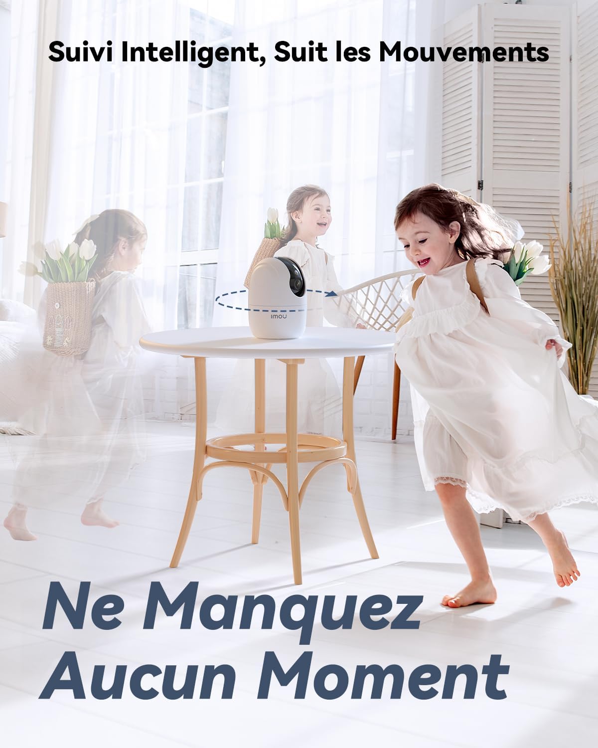 Imou 2K(3MP) Caméra Surveillance WiFi Intérieur 360°, Wi-Fi 6 Double-Bande(2.4G/5GHz), Vision Nocturne Couleur, Détection de Personnes/Animaux,Suivi Intelligent,Compatible Alexa pour Bébé/Chien/Maison 7 Imou 2K(3MP) Caméra Surveillance WiFi Intérieur 360°, Wi-Fi 6 Double-Bande(2.4G/5GHz), Vision Nocturne Couleur, Détection de Personnes/Animaux,Suivi Intelligent,Compatible Alexa pour Bébé/Chien/Maison – Image 6