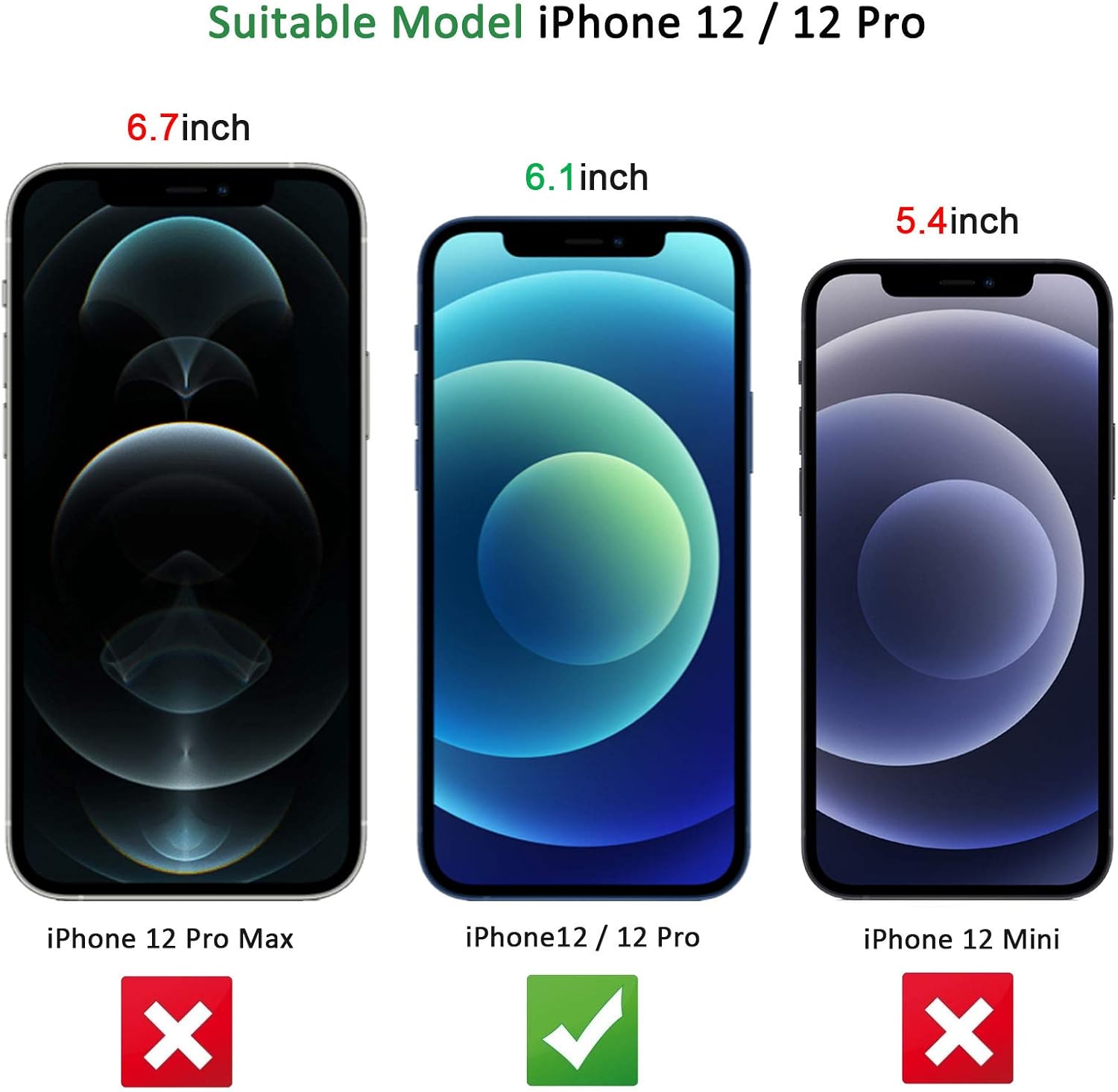 NEW'C Lot de 3, Verre Trempé pour iPhone 12 et iPhone 12 Pro (6,1"), Film Protection écran -sans Bulles d'air -Ultra Résistant (0,33mm HD Ultra Transparent) Dureté 9H Glass 5 NEW'C Lot de 3, Verre Trempé pour iPhone 12 et iPhone 12 Pro (6,1"), Film Protection écran -sans Bulles d'air -Ultra Résistant (0,33mm HD Ultra Transparent) Dureté 9H Glass – Image 4