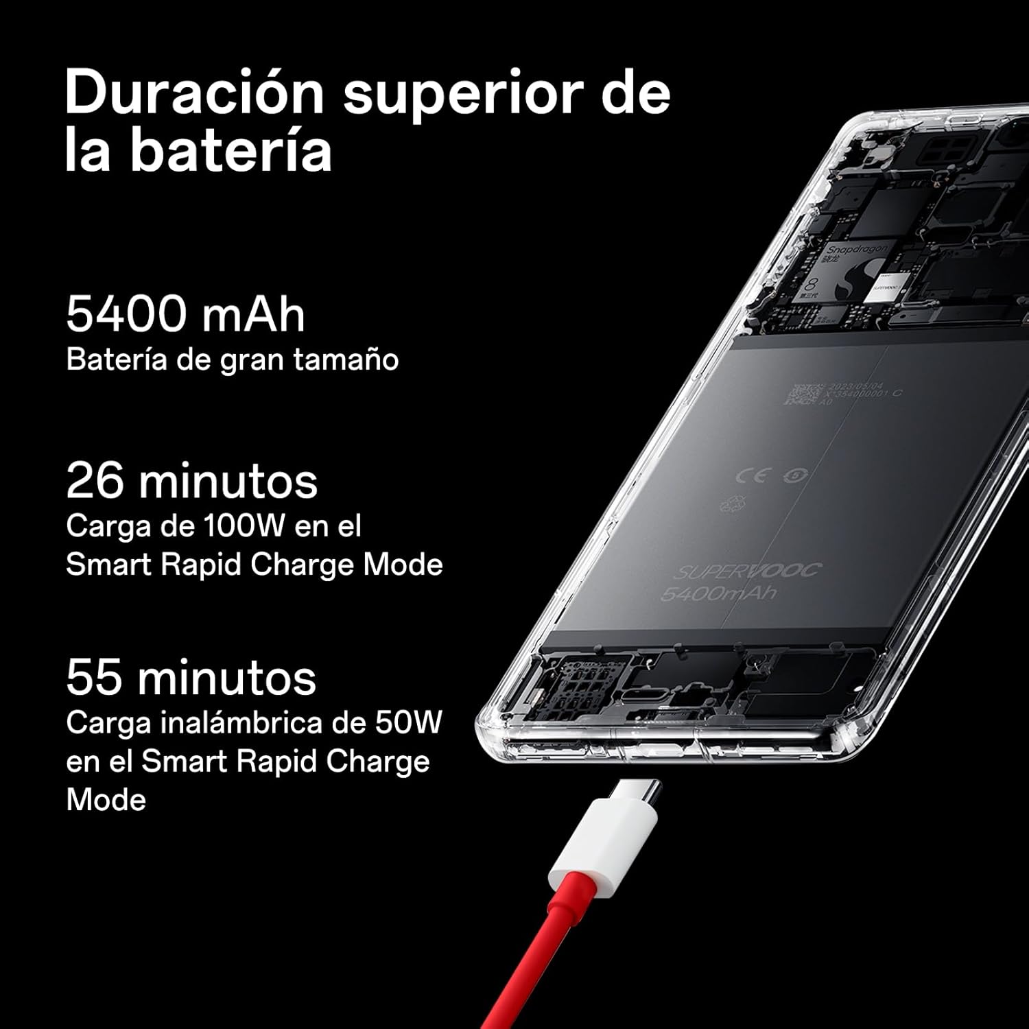 OnePlus 12 5G 16 Go/512 Go Noir (Silky Black) Double SIM 8 OnePlus 12 5G 16 Go/512 Go Noir (Silky Black) Double SIM – Image 7