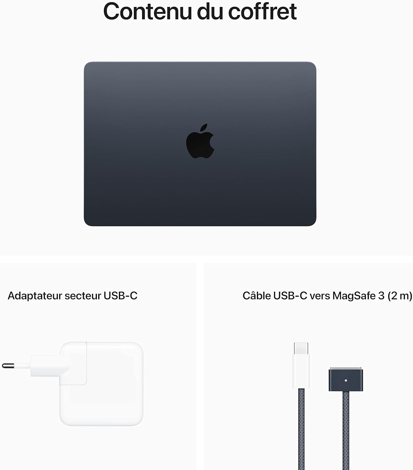 Apple MacBook Air Portable avec Puce M2 : écran Liquid Retina de 13,6 Pouces, 16 Go de RAM, 256 Go de Stockage SSD, Clavier rétroéclairé, caméra FaceTime HD 1080p ; Minuit 7 Apple MacBook Air Portable avec Puce M2 : écran Liquid Retina de 13,6 Pouces, 16 Go de RAM, 256 Go de Stockage SSD, Clavier rétroéclairé, caméra FaceTime HD 1080p ; Minuit – Image 6
