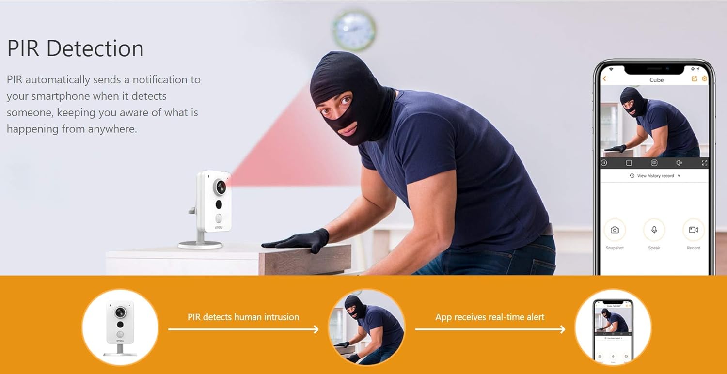 Dahua IMOU Cube 4MP WiFi Cube Camera met PIR bewegingsdetectie, 2-weg Audio, Alarm ingang en uitgang, RJ45 poort (IPC-K42P) 10 Dahua IMOU Cube 4MP WiFi Cube Camera met PIR bewegingsdetectie, 2-weg Audio, Alarm ingang en uitgang, RJ45 poort (IPC-K42P) – Image 9