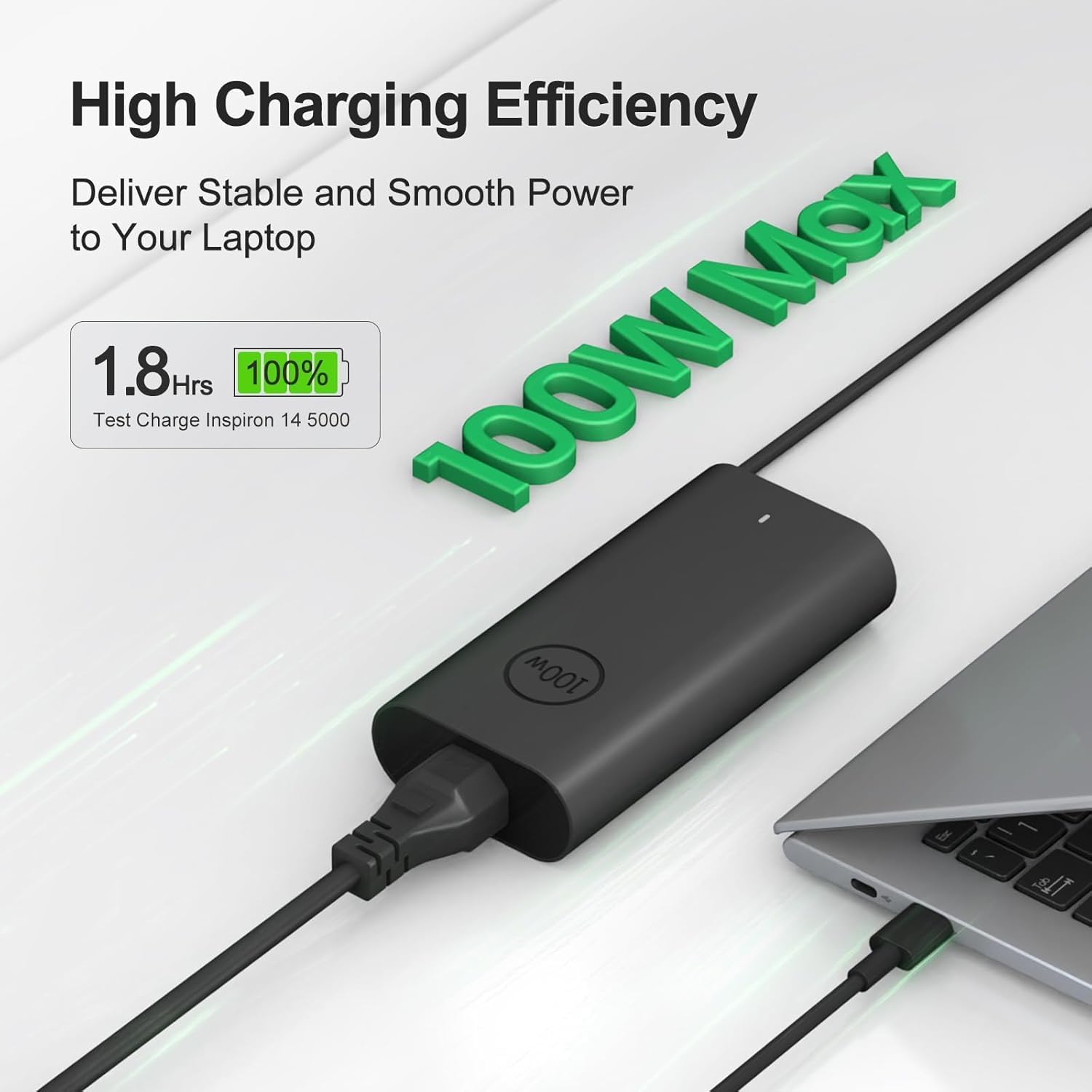 Chargeur Remplacement pour Ordinateur Portable 100 W USB-C Compatible avec Dell Precision 3580 3580 3581 5680, Latitude 7640 7640 7340 5440 5540 9440 5340, Inspiron 14 16 5000 7000, 5430, 7430, 7440 4 Chargeur Remplacement pour Ordinateur Portable 100 W USB-C Compatible avec Dell Precision 3580 3580 3581 5680, Latitude 7640 7640 7340 5440 5540 9440 5340, Inspiron 14 16 5000 7000, 5430, 7430, 7440 – Image 3