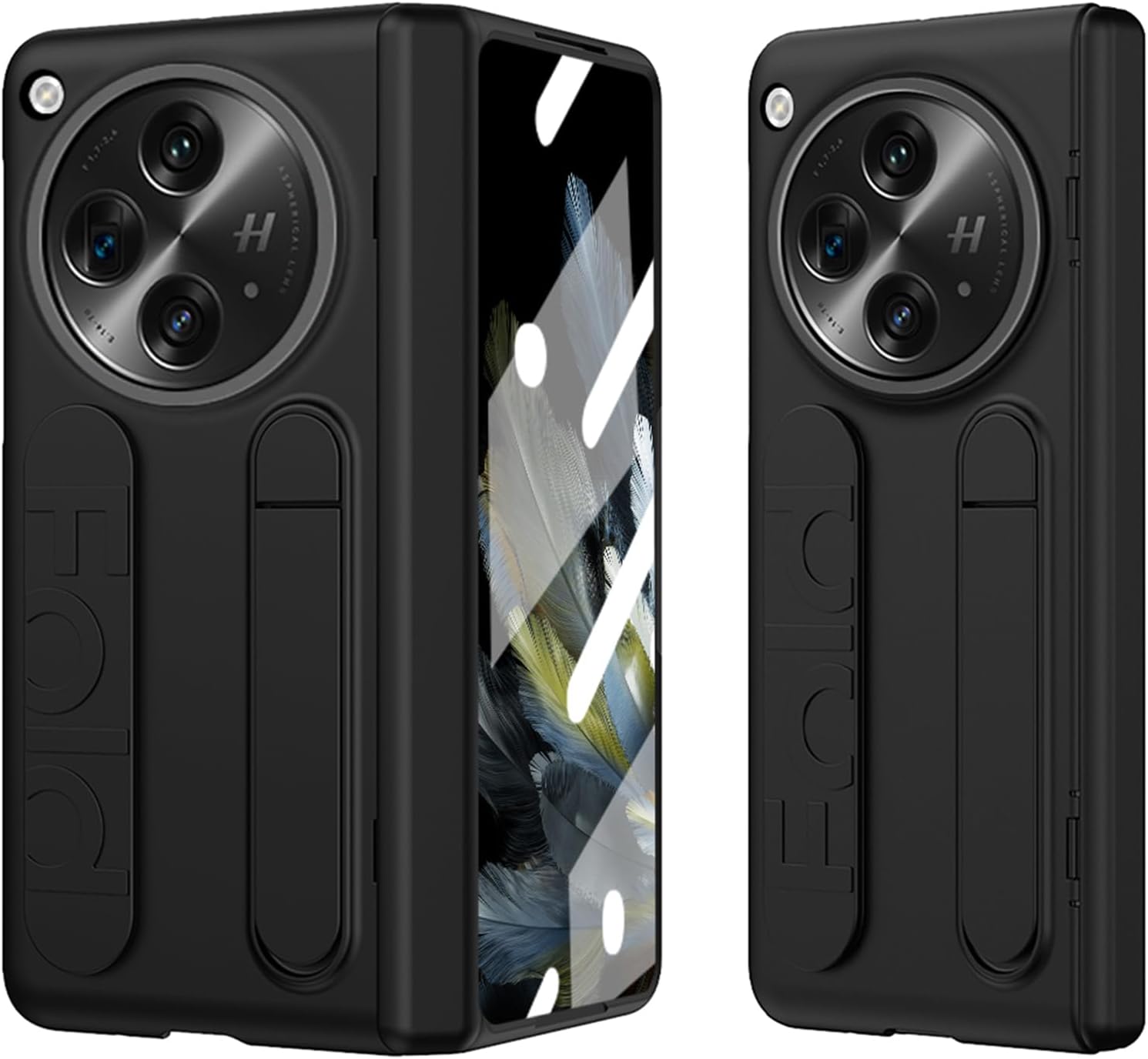 Ninki Coque OnePlus Open Bracelet de protection d'écran Noir 2 Ninki Coque OnePlus Open Bracelet de protection d'écran Noir