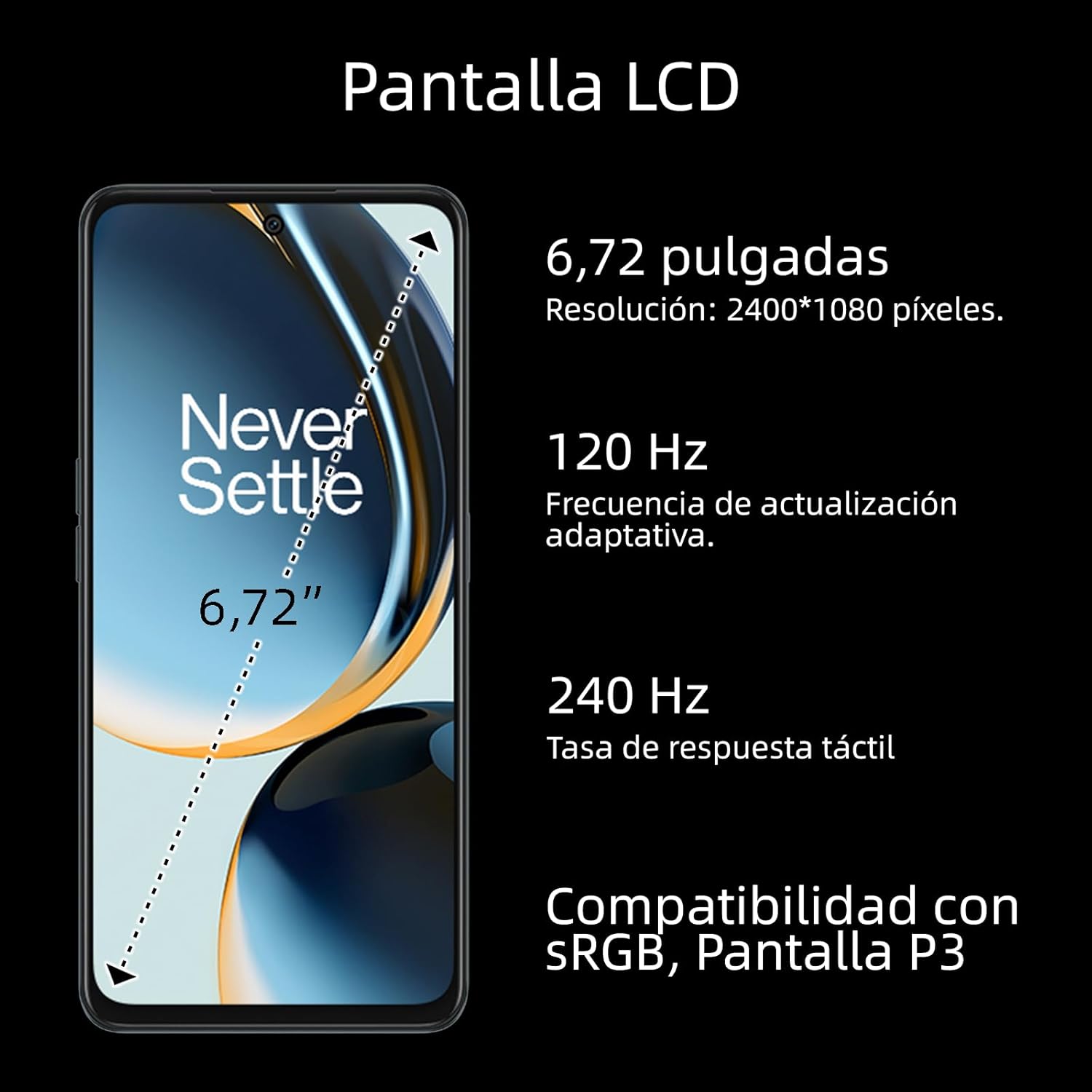 OnePlus Nord CE 3 Lite 5G, 8 GB + 128 GB, Grigio Cromatico (Reconditionné) 3 OnePlus Nord CE 3 Lite 5G, 8 GB + 128 GB, Grigio Cromatico (Reconditionné) – Image 2