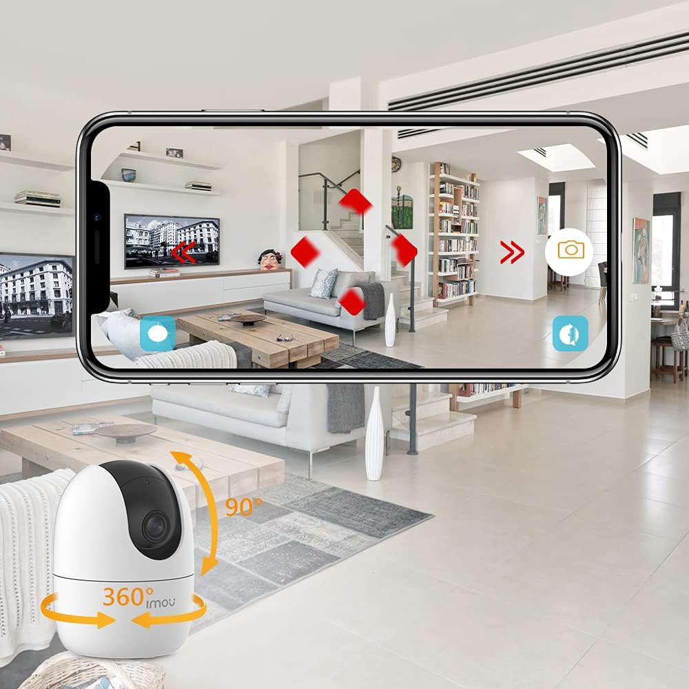 Imou Ranger 2 5MP (IPC-K2EN-5H2W) - Caméra dôme WiFi motorisée de 5 MP dispose d'une IA, d'un suivi automatique, d'un audio bidirectionnel, d'une sirène, d'un microphone, d'un infrarouge de 10 m, d'un 4 Imou Ranger 2 5MP (IPC-K2EN-5H2W) - Caméra dôme WiFi motorisée de 5 MP dispose d'une IA, d'un suivi automatique, d'un audio bidirectionnel, d'une sirène, d'un microphone, d'un infrarouge de 10 m, d'un – Image 3