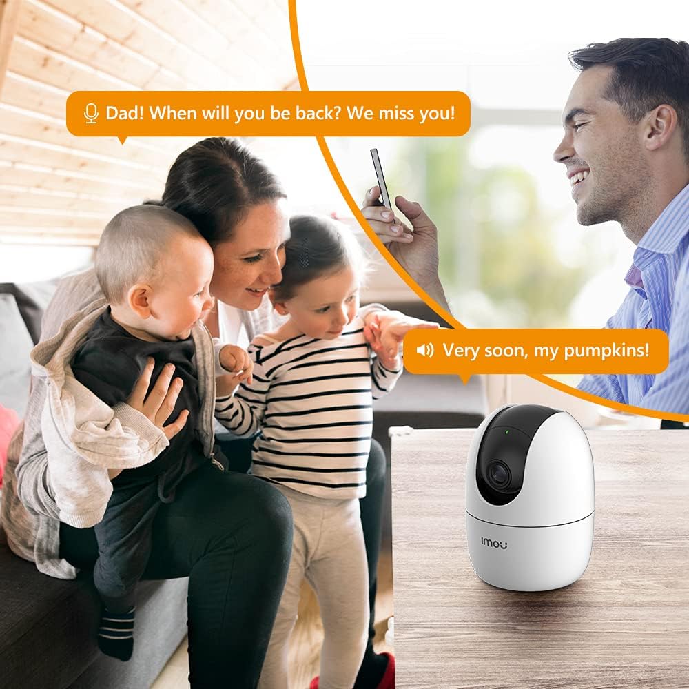 Imou Ranger 2 5MP (IPC-K2EN-5H2W) - Caméra dôme WiFi motorisée de 5 MP dispose d'une IA, d'un suivi automatique, d'un audio bidirectionnel, d'une sirène, d'un microphone, d'un infrarouge de 10 m, d'un 5 Imou Ranger 2 5MP (IPC-K2EN-5H2W) - Caméra dôme WiFi motorisée de 5 MP dispose d'une IA, d'un suivi automatique, d'un audio bidirectionnel, d'une sirène, d'un microphone, d'un infrarouge de 10 m, d'un – Image 4