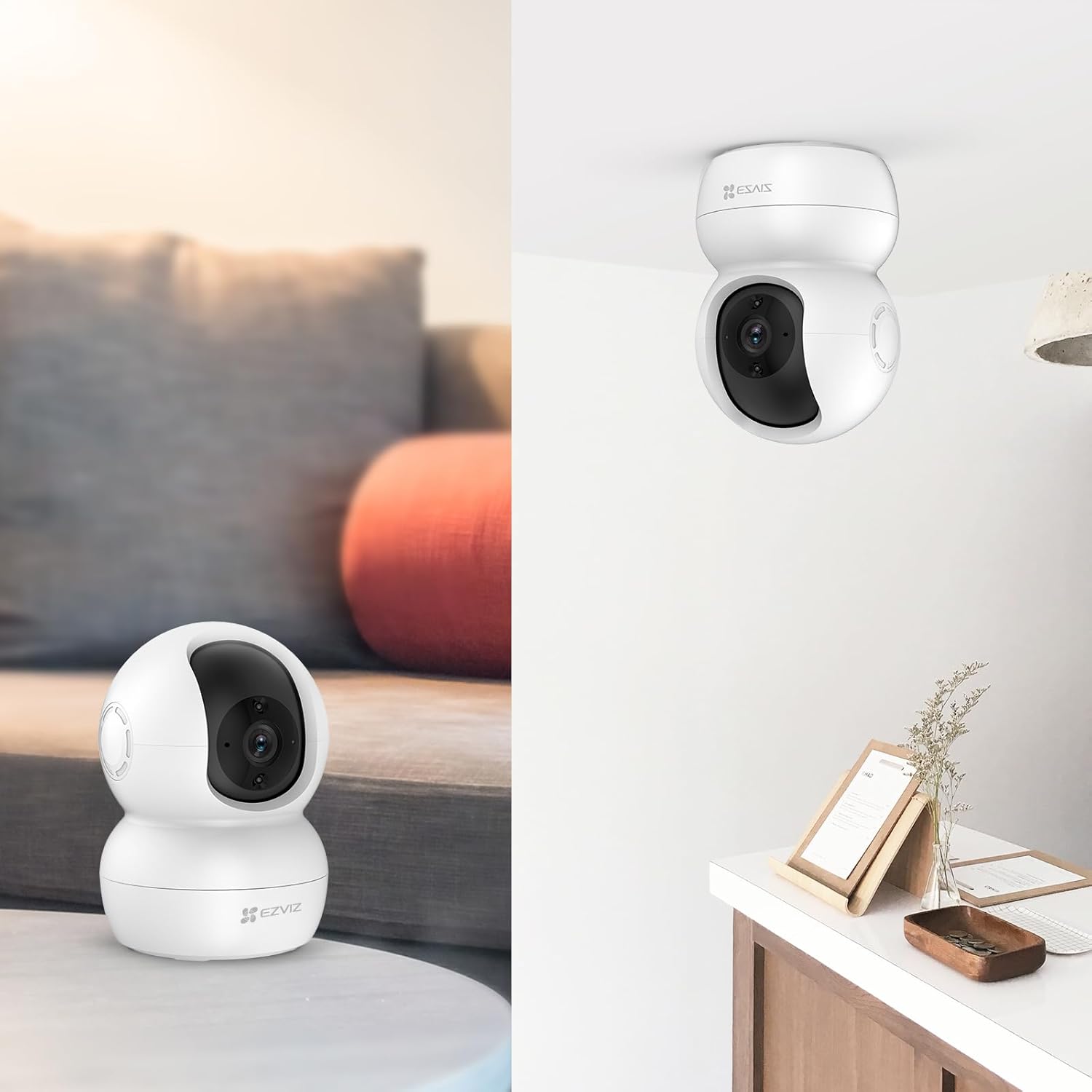 EZVIZ Caméra Surveillance WiFi Intérieure 360°, FHD 1080P, Camera WiFi 2.4Ghz, Vision Nocturne, Détection de Mouvement Suivi Intelligent, Audio Bidirectionnel, Compatible avec Alexa pour Bébé/Animaux 10 EZVIZ Caméra Surveillance WiFi Intérieure 360°, FHD 1080P, Camera WiFi 2.4Ghz, Vision Nocturne, Détection de Mouvement Suivi Intelligent, Audio Bidirectionnel, Compatible avec Alexa pour Bébé/Animaux – Image 9
