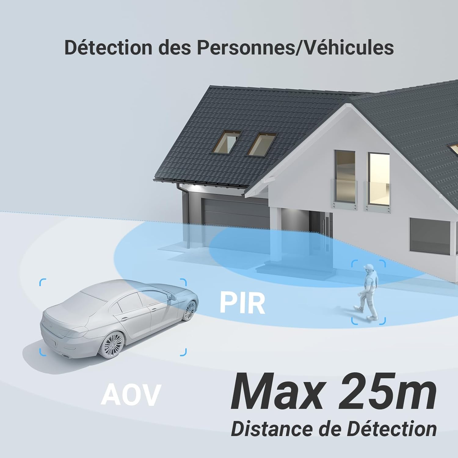 EZVIZ 2K+ Caméra Extérieure sans Fil avec Mode AOV, Caméra à Batterie PT avec Détection de Personnes et de Véhicules, Vision Nocturne Couleur & Défense Active, WiFi 6, CB8 Lite 4MP+5W Panneau Solaire 8 EZVIZ 2K+ Caméra Extérieure sans Fil avec Mode AOV, Caméra à Batterie PT avec Détection de Personnes et de Véhicules, Vision Nocturne Couleur & Défense Active, WiFi 6, CB8 Lite 4MP+5W Panneau Solaire – Image 7
