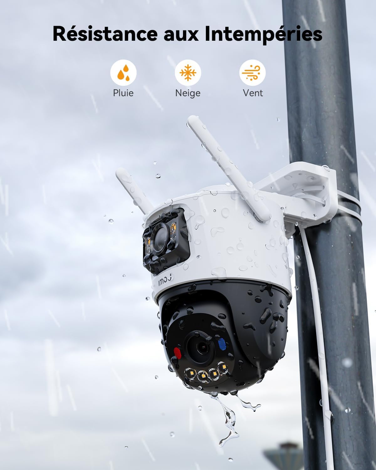 Imou 4G LTE Caméra Surveillance Extérieure à Double Objectif, 3K(3MP+3MP) Camera avec Carte SIM, Détection Humaine/Véhicule, Suivi Automatique, Vision Nocturne Couleur 30M, IP66, Micro SD 64Go Incluse 10 Imou 4G LTE Caméra Surveillance Extérieure à Double Objectif, 3K(3MP+3MP) Camera avec Carte SIM, Détection Humaine/Véhicule, Suivi Automatique, Vision Nocturne Couleur 30M, IP66, Micro SD 64Go Incluse – Image 9