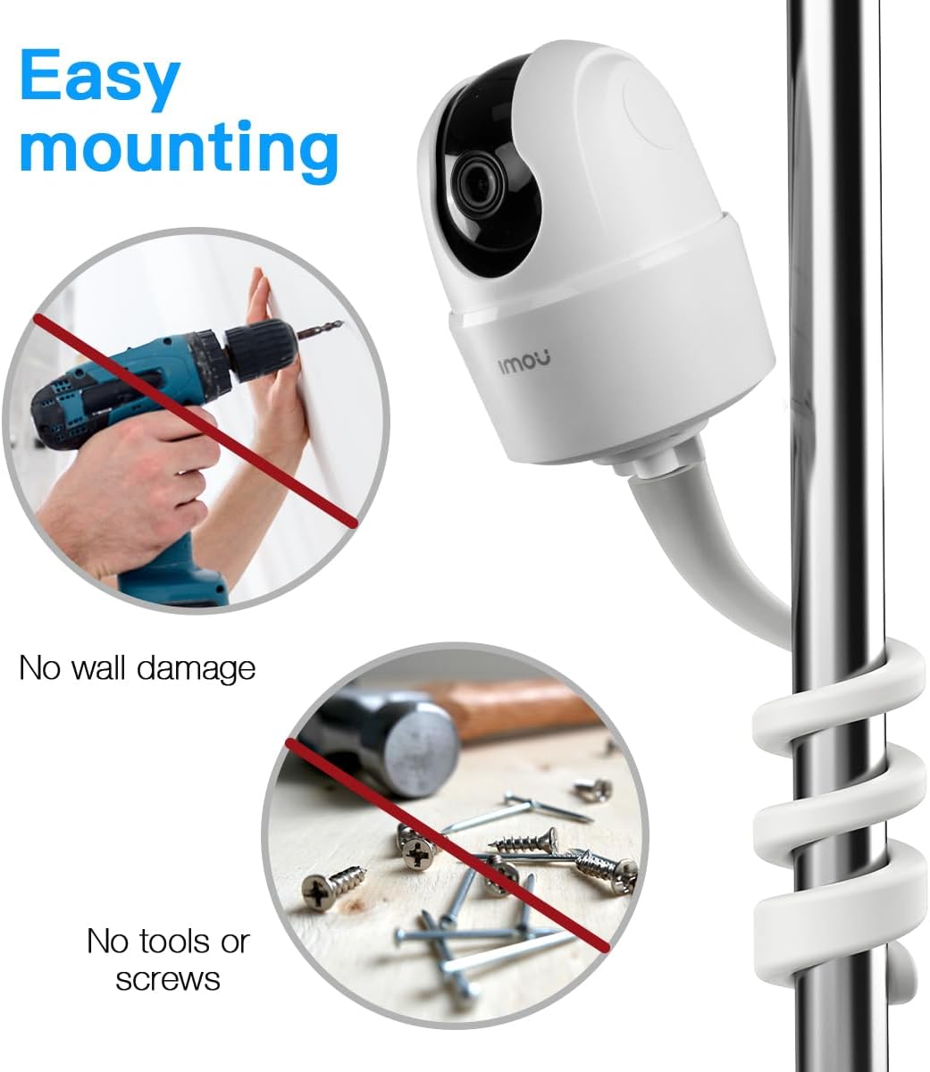 Support de caméra pour bébé Imou 2K/3MP Caméra de surveillance intérieure Wi-Fi Support flexible pour caméra de surveillance Imou Ranger 2C 5 Support de caméra pour bébé Imou 2K/3MP Caméra de surveillance intérieure Wi-Fi Support flexible pour caméra de surveillance Imou Ranger 2C – Image 4