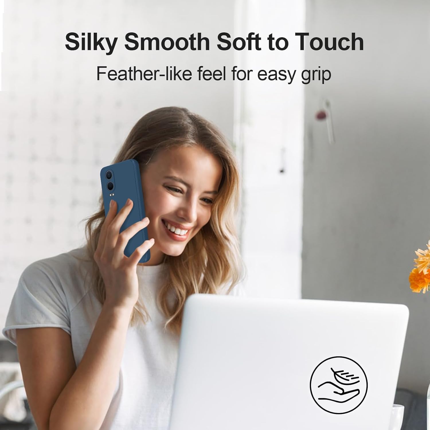 GiiYoon Coque pour OnePlus Nord CE 4 Lite 5G Case en Silicone, Etui de Protection Antichoc Etui Housse Silicone Ultra-Mince avec Couche Intérieure en Fibre et Protection pour Caméra, Bleu 7 GiiYoon Coque pour OnePlus Nord CE 4 Lite 5G Case en Silicone, Etui de Protection Antichoc Etui Housse Silicone Ultra-Mince avec Couche Intérieure en Fibre et Protection pour Caméra, Bleu – Image 6