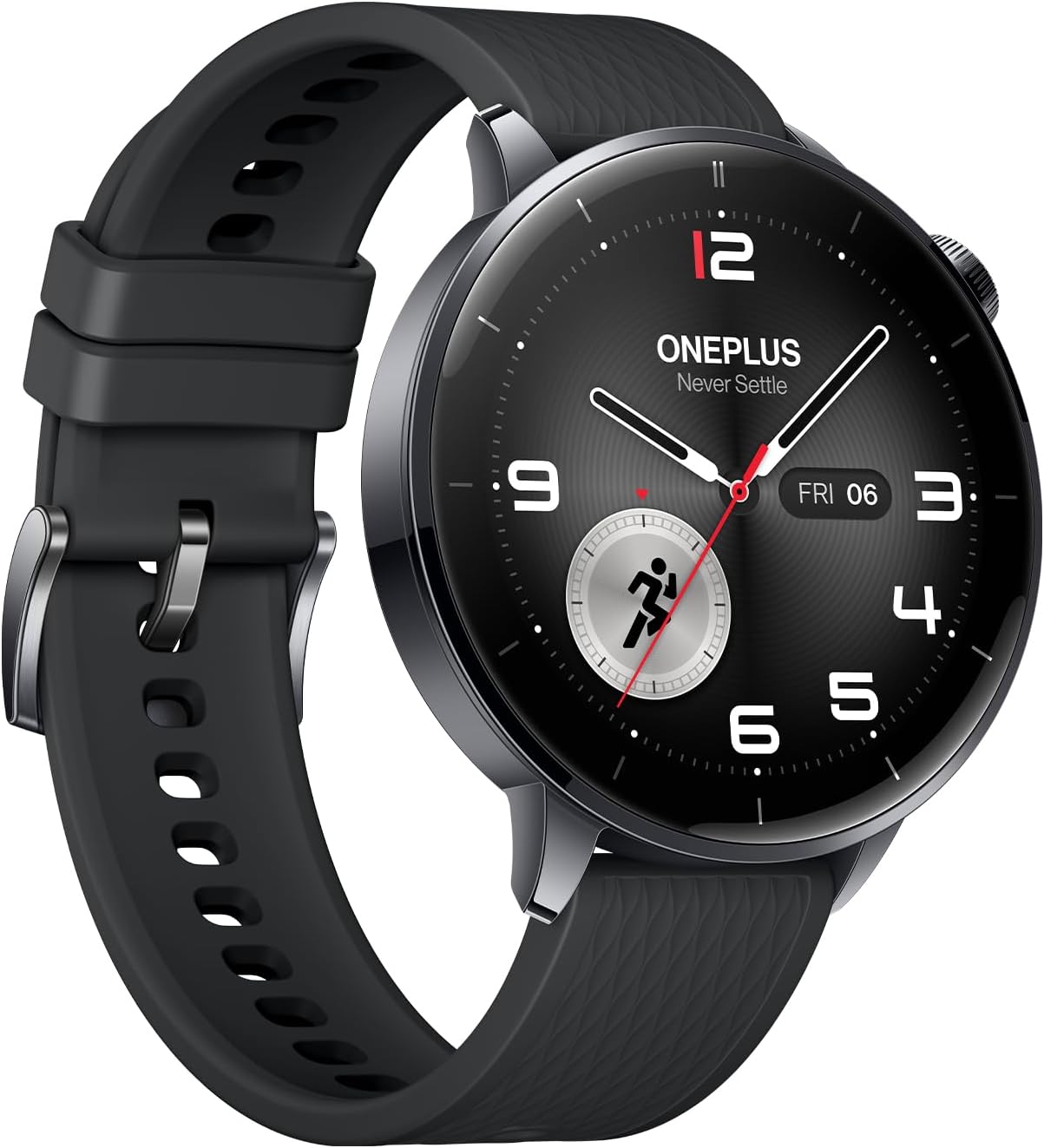 OnePlus Watch 3 Montre Connectée, jusqu'à 60 h d'autonomie, boîtier en Acier Inoxydable de 43 mm, Plus de 100 Modes Sportifs, étanchéité IP68 et 5 ATM, Bracelet de Fitness avec Suivi de santé, Noir 3 OnePlus Watch 3 Montre Connectée, jusqu'à 60 h d'autonomie, boîtier en Acier Inoxydable de 43 mm, Plus de 100 Modes Sportifs, étanchéité IP68 et 5 ATM, Bracelet de Fitness avec Suivi de santé, Noir – Image 2