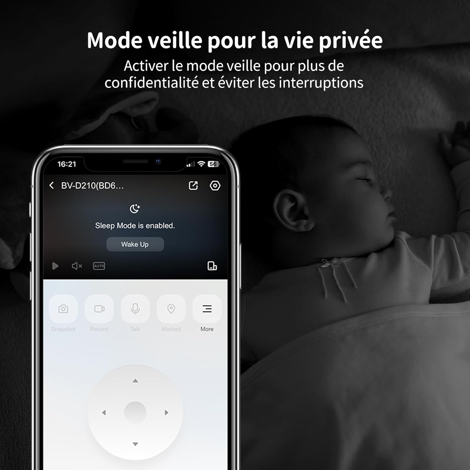 2K (3MP) Caméra de Sécurité Intérieure, 2-Pièce, 360° Surveillance 2.4GHz Wi-Fi, Vision Nocturne Couleur, Détection & Suivi Auto des Humains, Stockage Carte SD Sans Abonnement, Bébé/Animaux 12 2K (3MP) Caméra de Sécurité Intérieure, 2-Pièce, 360° Surveillance 2.4GHz Wi-Fi, Vision Nocturne Couleur, Détection & Suivi Auto des Humains, Stockage Carte SD Sans Abonnement, Bébé/Animaux – Image 11