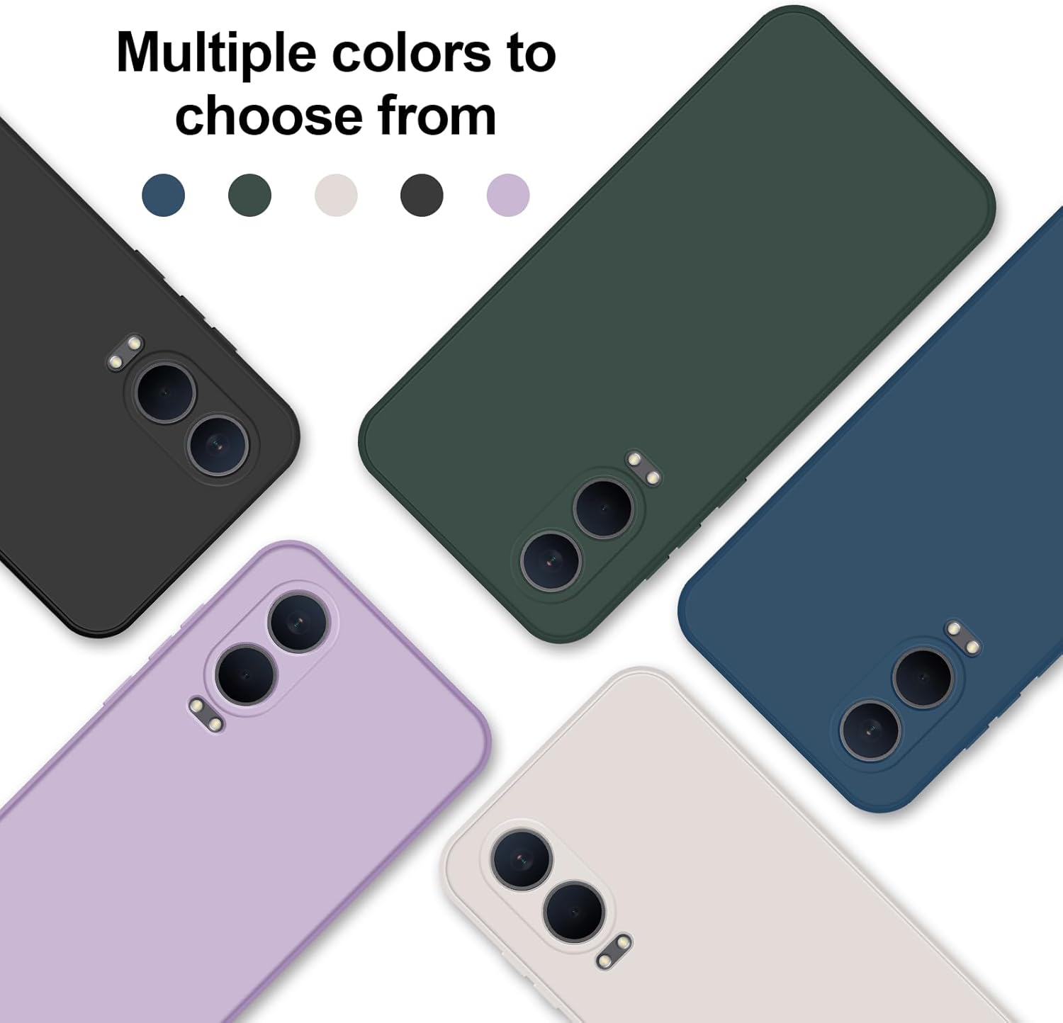 GiiYoon Coque pour OnePlus Nord CE 4 Lite 5G Case en Silicone, Etui de Protection Antichoc Etui Housse Silicone Ultra-Mince avec Couche Intérieure en Fibre et Protection pour Caméra, Bleu 9 GiiYoon Coque pour OnePlus Nord CE 4 Lite 5G Case en Silicone, Etui de Protection Antichoc Etui Housse Silicone Ultra-Mince avec Couche Intérieure en Fibre et Protection pour Caméra, Bleu – Image 8