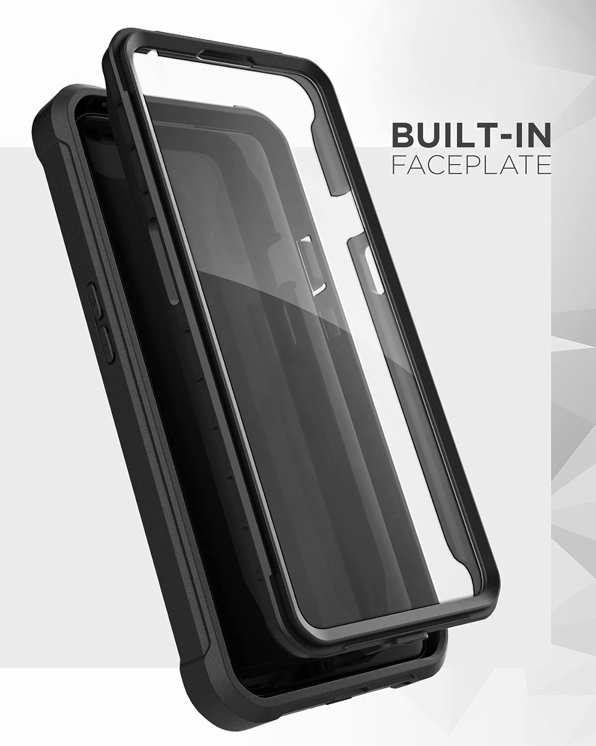 ENCASED Falcon Armor Coque pour OnePlus 9 avec Protecteur d'écran, Coque de Protection intégrale avec Protecteur d'écran intégré (Noir) (OnePlus 9 Pro) 3 ENCASED Falcon Armor Coque pour OnePlus 9 avec Protecteur d'écran, Coque de Protection intégrale avec Protecteur d'écran intégré (Noir) (OnePlus 9 Pro) – Image 2