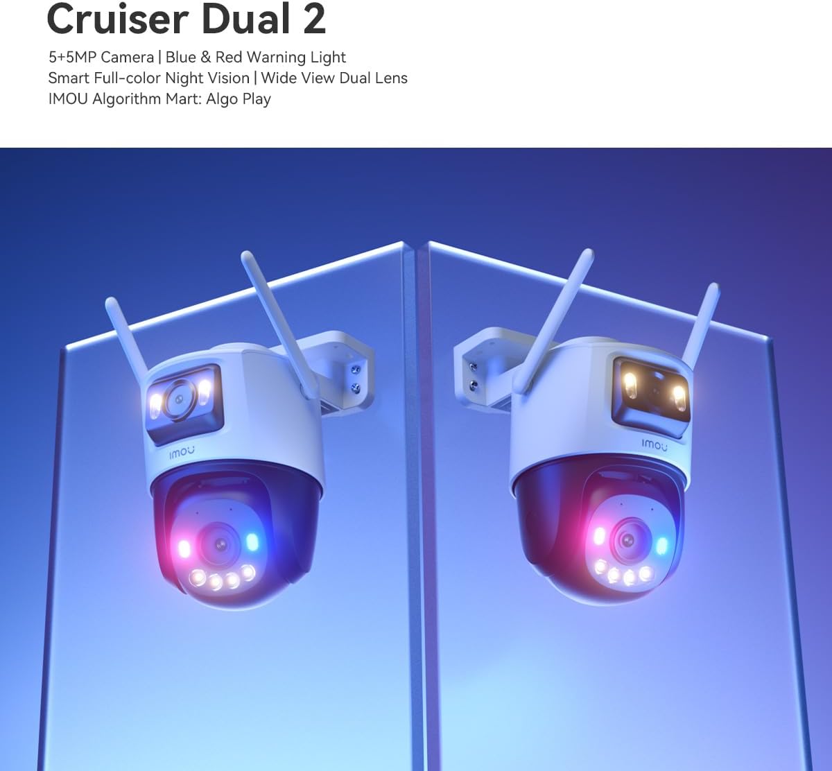 Imou Telecamer Cruiser Dual 2 10Mp PTZ IP/Wi-Fi Full-col 10MP 3.6mm IR+R&B light 9 Imou Telecamer Cruiser Dual 2 10Mp PTZ IP/Wi-Fi Full-col 10MP 3.6mm IR+R&B light – Image 8