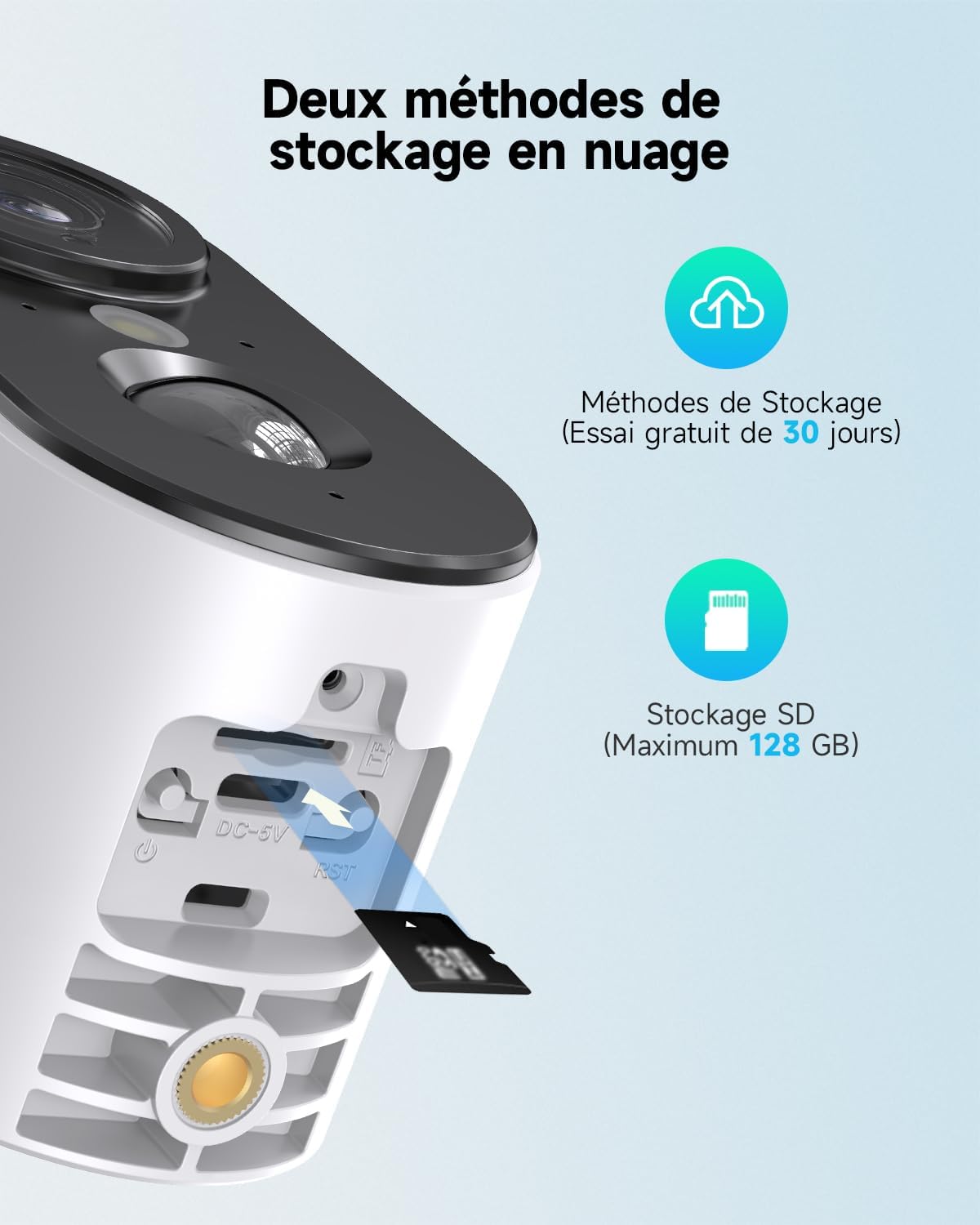 2K Caméra Surveillance WiFi Exterieure sans Fil Batterie - Camera Surveillance WiFi avec Panneau Solaire, Vision Nocturne Couleur, Extérieure/Intérieure, PIR Détection Mouvement, IP66, 2,4 GHz 8 2K Caméra Surveillance WiFi Exterieure sans Fil Batterie - Camera Surveillance WiFi avec Panneau Solaire, Vision Nocturne Couleur, Extérieure/Intérieure, PIR Détection Mouvement, IP66, 2,4 GHz – Image 7
