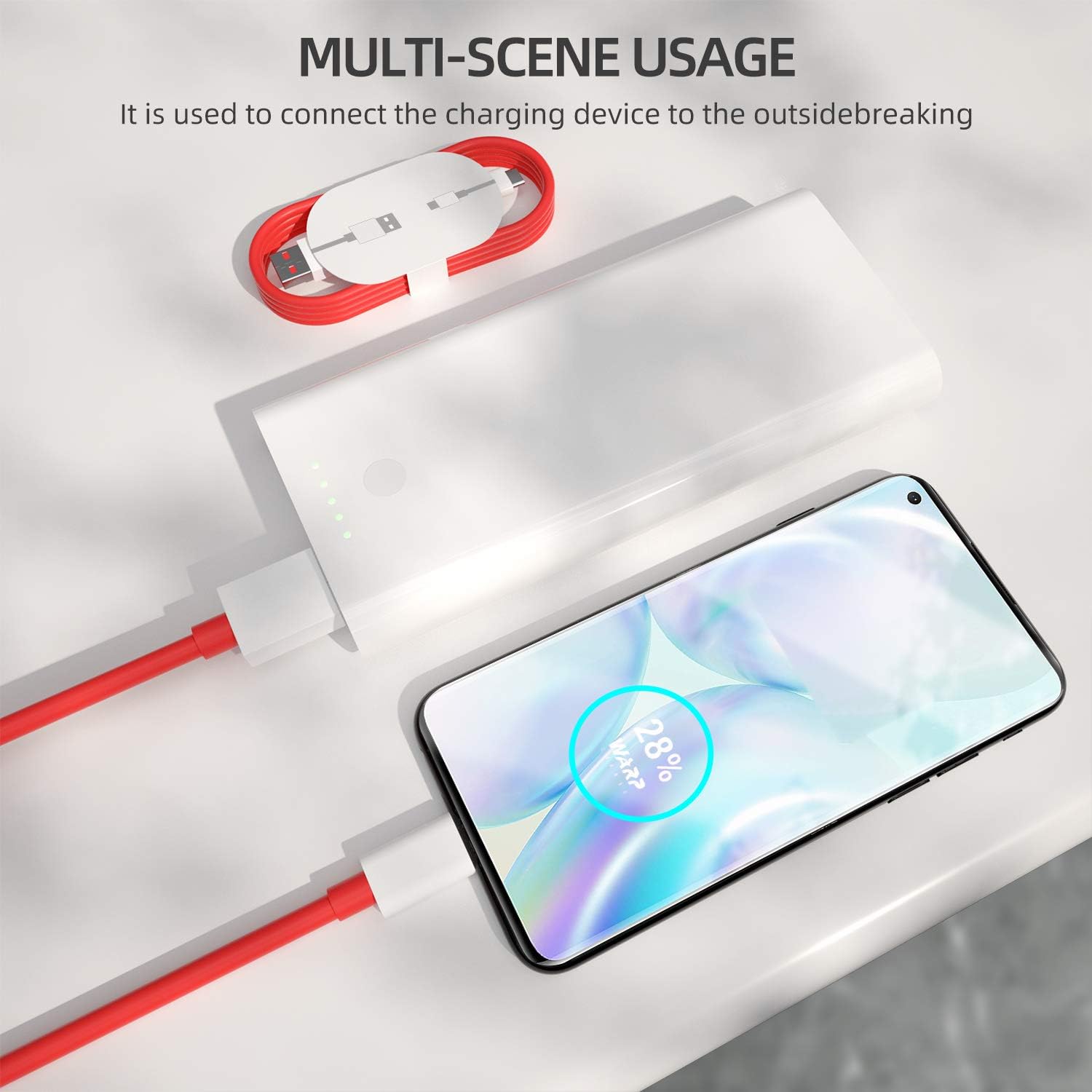 DUX DUCIS Câble OnePlus Nord/OnePlus 10 Pro / 8 Pro, Câble USB Type C Charge Rapide pour OnePlus 8 / 7T / 7T Pro / 7/7 Pro / 6 / 6T / 5T / 5 / 3T / 3 (3.3FT/1M) 6 DUX DUCIS Câble OnePlus Nord/OnePlus 10 Pro / 8 Pro, Câble USB Type C Charge Rapide pour OnePlus 8 / 7T / 7T Pro / 7/7 Pro / 6 / 6T / 5T / 5 / 3T / 3 (3.3FT/1M) – Image 5