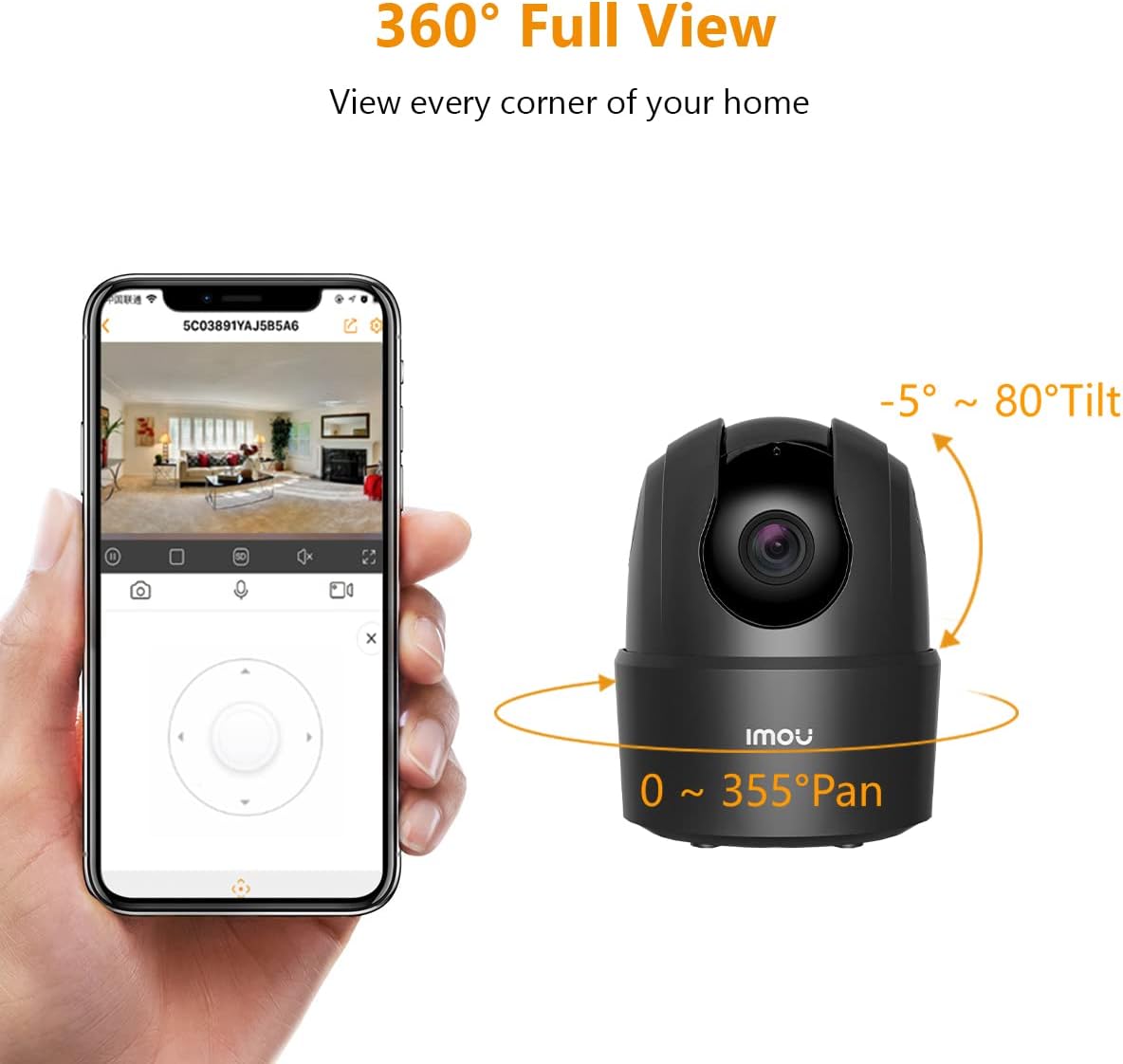 Mini caméra IP Imou Ranger 5 MP 4 Mini caméra IP Imou Ranger 5 MP – Image 3