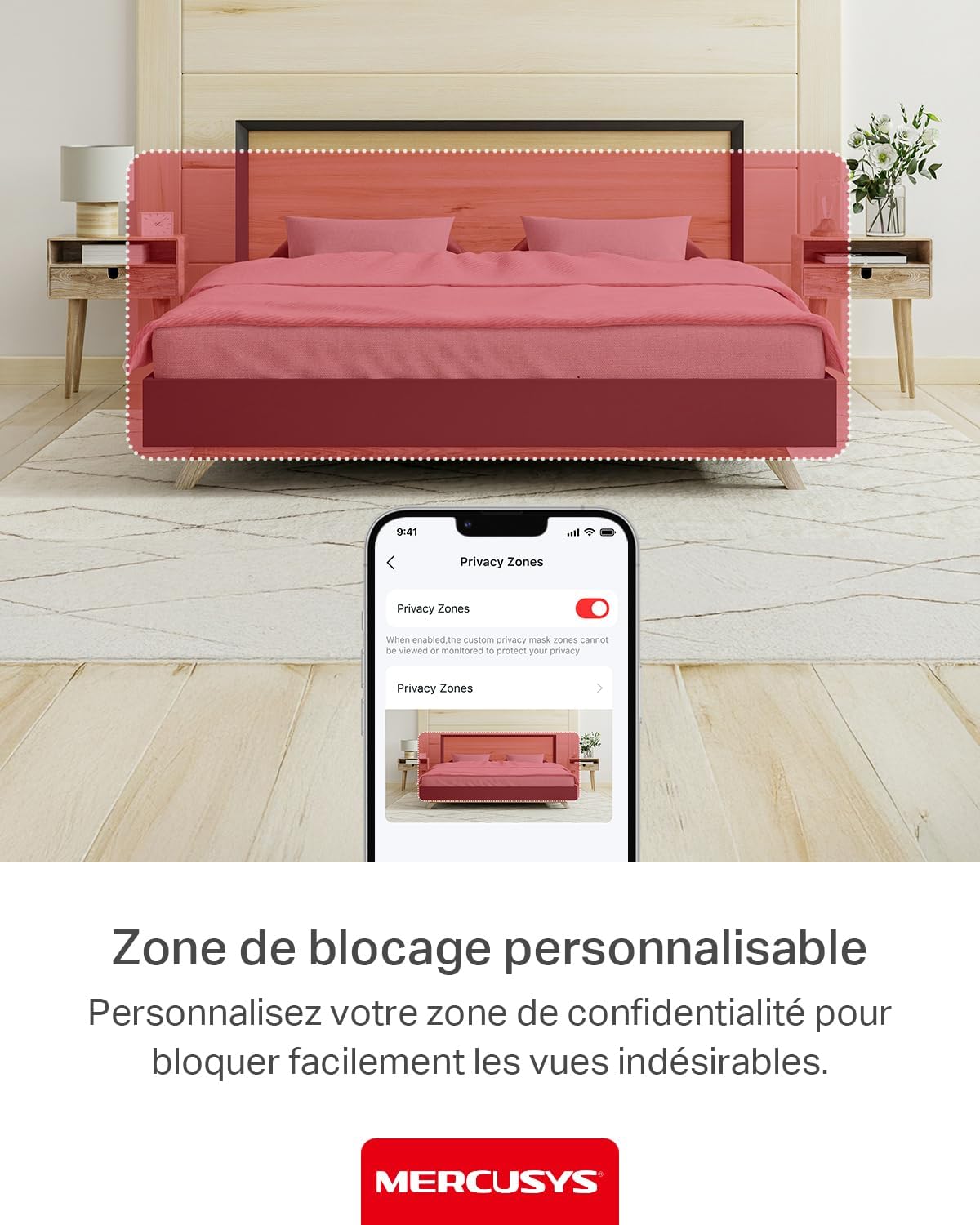 MERCUSYS Caméra Surveillance WiFi intérieure 360° 2K, Vision Nocturne, Notifications en Temps réel, Détection de Personne, Suivi de Mouvement, Télécommande, Compatible avec Alexa, MC210 7 MERCUSYS Caméra Surveillance WiFi intérieure 360° 2K, Vision Nocturne, Notifications en Temps réel, Détection de Personne, Suivi de Mouvement, Télécommande, Compatible avec Alexa, MC210 – Image 6