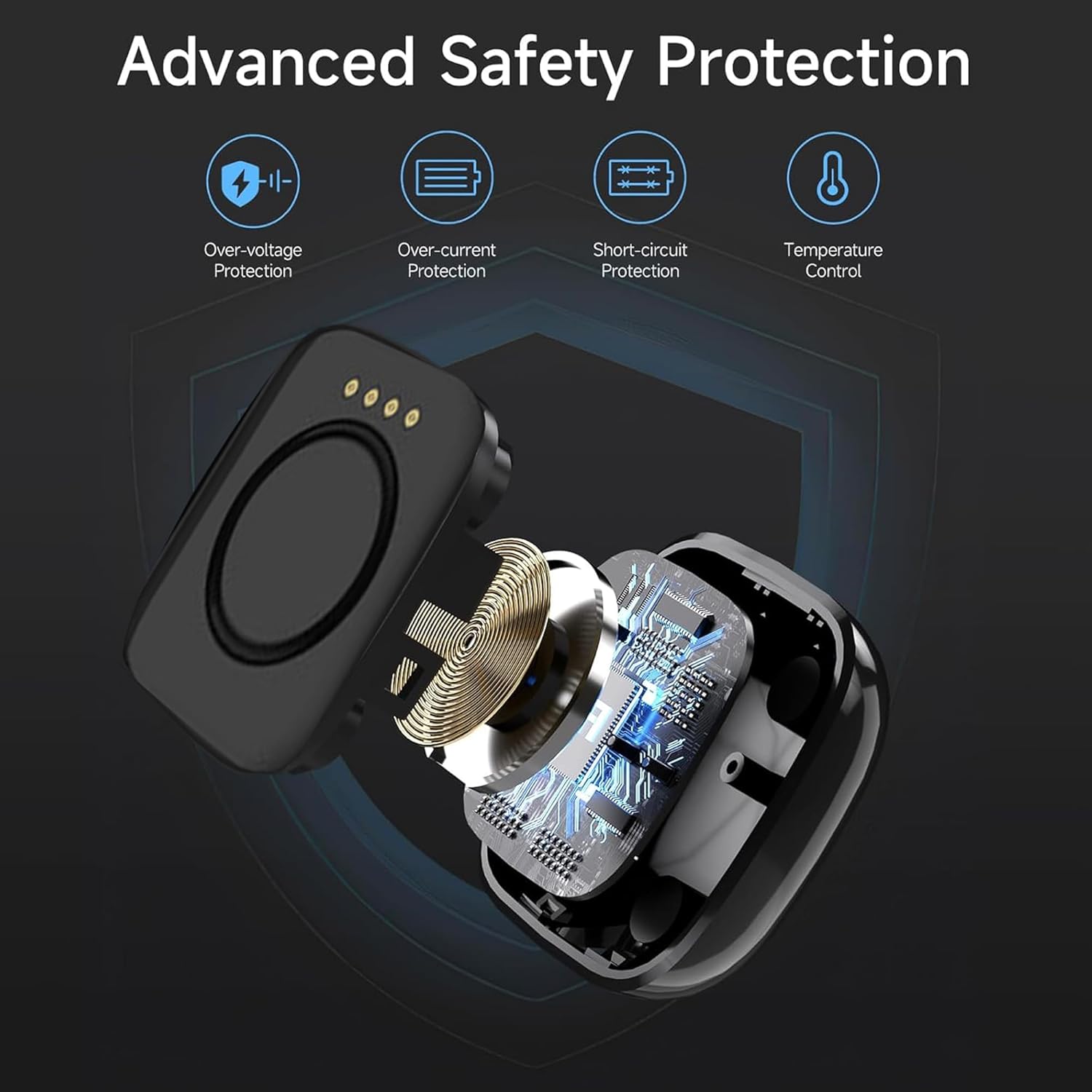 Chargeur compatible avec OnePlus Watch 3, câble de charge USB, station d'accueil pour montre connectée OnePlus Watch 3, 2, 2R (blanc) 4 Chargeur compatible avec OnePlus Watch 3, câble de charge USB, station d'accueil pour montre connectée OnePlus Watch 3, 2, 2R (blanc) – Image 3