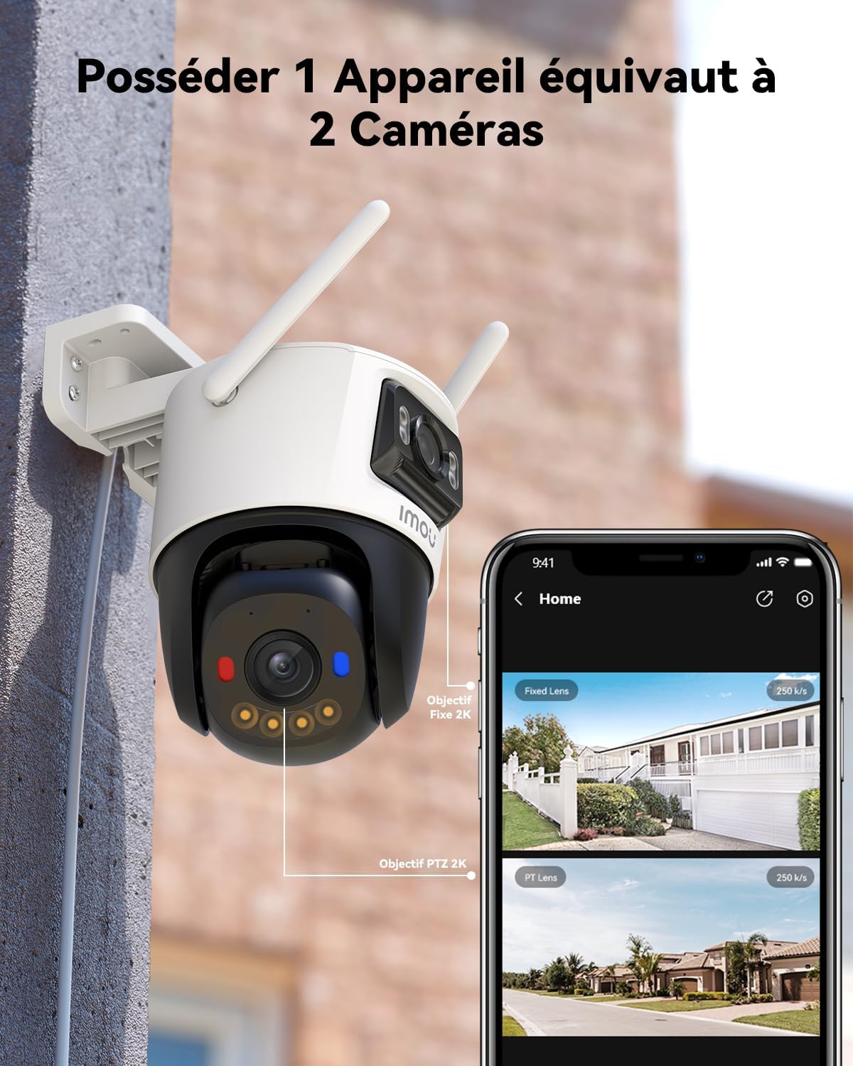 Imou 4G LTE Caméra Surveillance Extérieure à Double Objectif, 3K(3MP+3MP) Camera avec Carte SIM, Détection Humaine/Véhicule, Suivi Automatique, Vision Nocturne Couleur 30M, IP66, Micro SD 64Go Incluse 6 Imou 4G LTE Caméra Surveillance Extérieure à Double Objectif, 3K(3MP+3MP) Camera avec Carte SIM, Détection Humaine/Véhicule, Suivi Automatique, Vision Nocturne Couleur 30M, IP66, Micro SD 64Go Incluse – Image 5