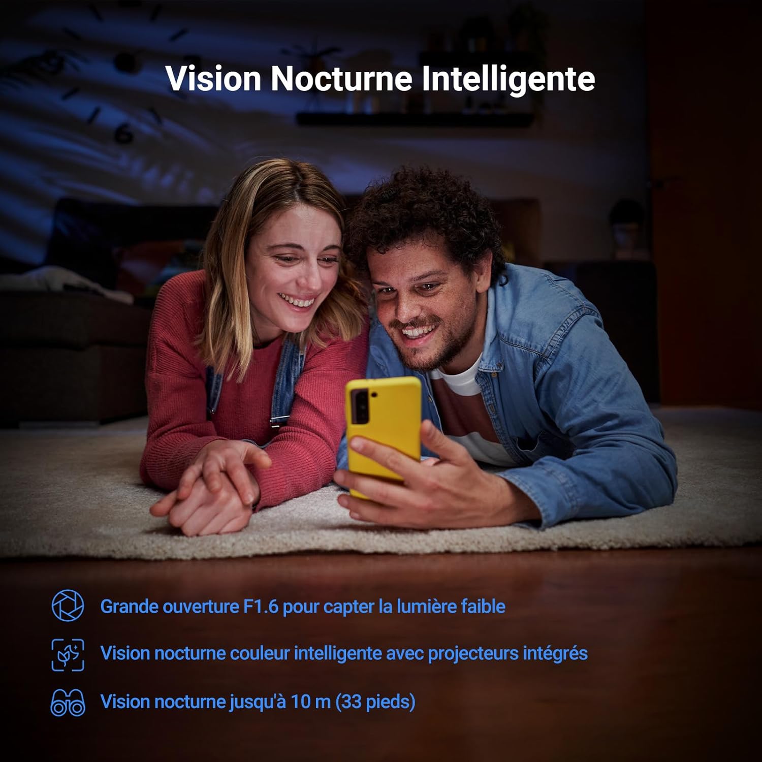 EZVIZ 3K Caméra Surveillance WiFi Intérieure 360 °, Camera Bébé avec WiFi 2.4Ghz, Détection Humain, Vision Nocturne Couleur avec WDR, Suivi Auto-Zoom, C6N G1 3K 9 EZVIZ 3K Caméra Surveillance WiFi Intérieure 360 °, Camera Bébé avec WiFi 2.4Ghz, Détection Humain, Vision Nocturne Couleur avec WDR, Suivi Auto-Zoom, C6N G1 3K – Image 8