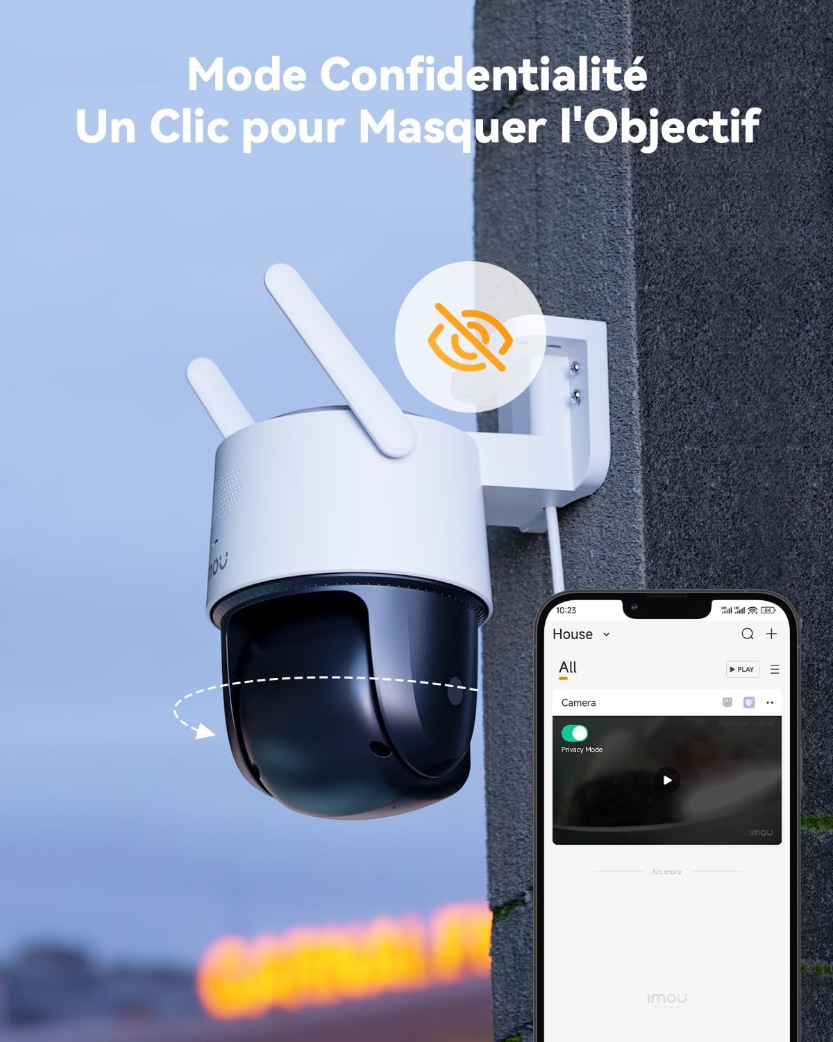 Imou 6MP Caméra PoE Extérieure avec WiFi 2.4G/5GHz, Caméra de Surveillance Extérieur avec Vision Nocturne Couleur de Jour, Détection Personne/Véhicule, Suivi Intelligent, Audio Bidirectionnel, Etanche 13 Imou 6MP Caméra PoE Extérieure avec WiFi 2.4G/5GHz, Caméra de Surveillance Extérieur avec Vision Nocturne Couleur de Jour, Détection Personne/Véhicule, Suivi Intelligent, Audio Bidirectionnel, Etanche – Image 12