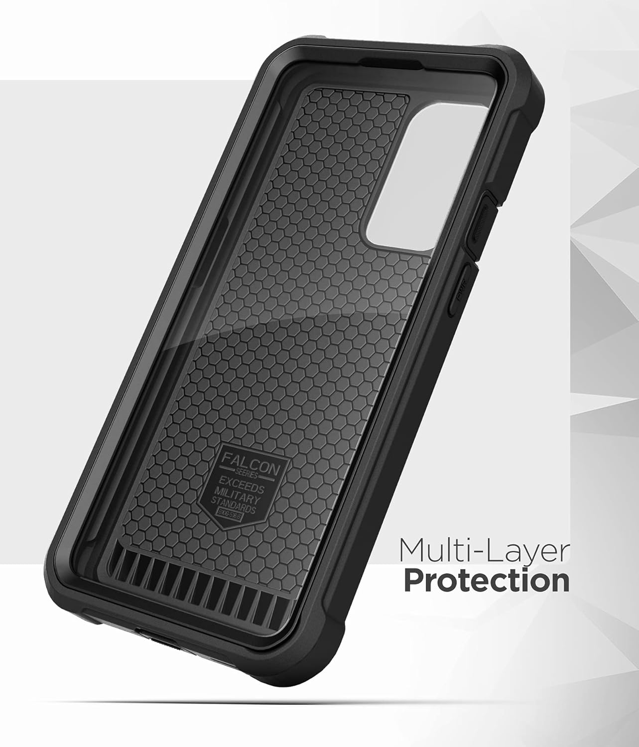 ENCASED Falcon Armor Coque pour OnePlus 9 avec Protecteur d'écran, Coque de Protection intégrale avec Protecteur d'écran intégré (Noir) (OnePlus 9 Pro) 5 ENCASED Falcon Armor Coque pour OnePlus 9 avec Protecteur d'écran, Coque de Protection intégrale avec Protecteur d'écran intégré (Noir) (OnePlus 9 Pro) – Image 4