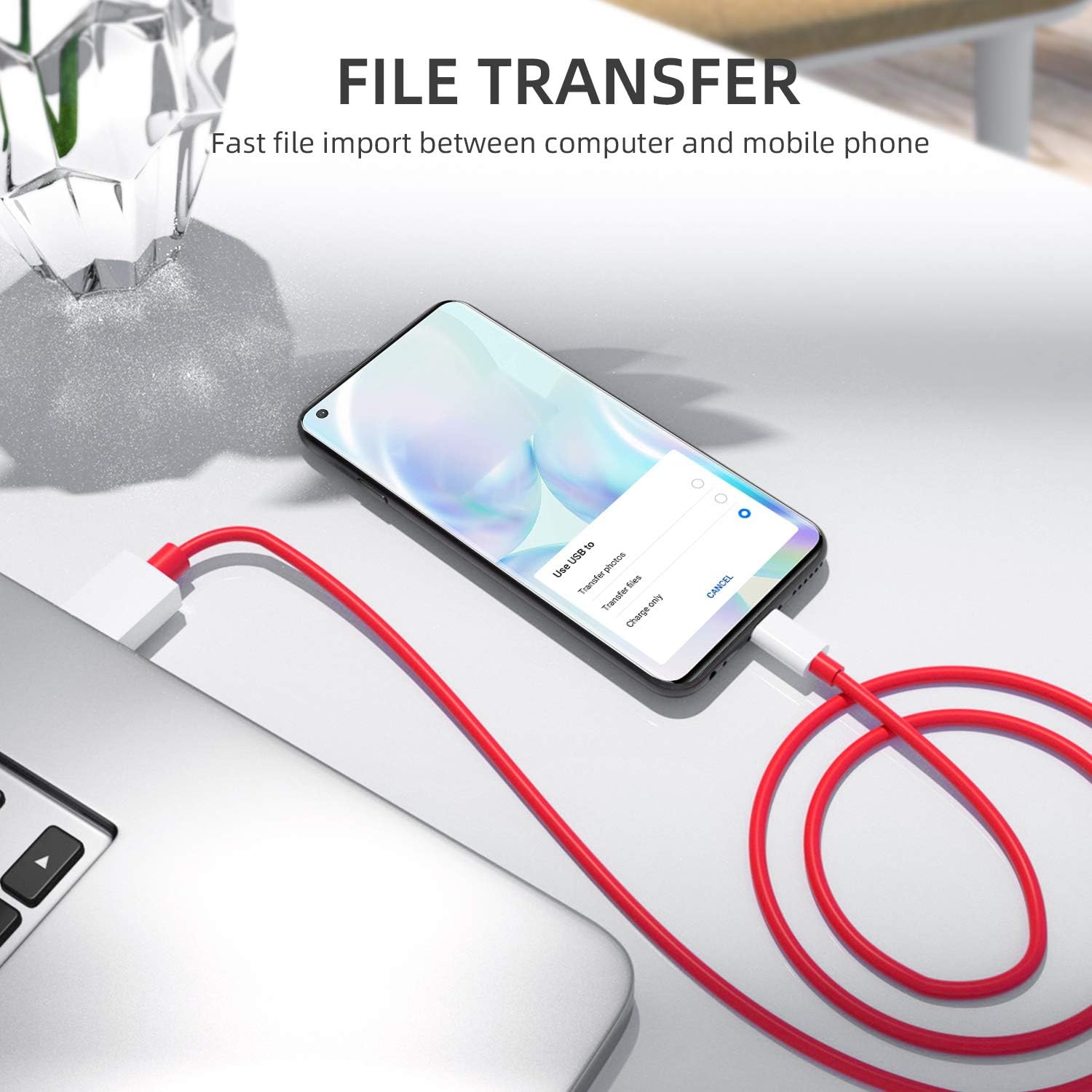 DUX DUCIS Câble OnePlus Nord/OnePlus 10 Pro / 8 Pro, Câble USB Type C Charge Rapide pour OnePlus 8 / 7T / 7T Pro / 7/7 Pro / 6 / 6T / 5T / 5 / 3T / 3 (3.3FT/1M) 5 DUX DUCIS Câble OnePlus Nord/OnePlus 10 Pro / 8 Pro, Câble USB Type C Charge Rapide pour OnePlus 8 / 7T / 7T Pro / 7/7 Pro / 6 / 6T / 5T / 5 / 3T / 3 (3.3FT/1M) – Image 4