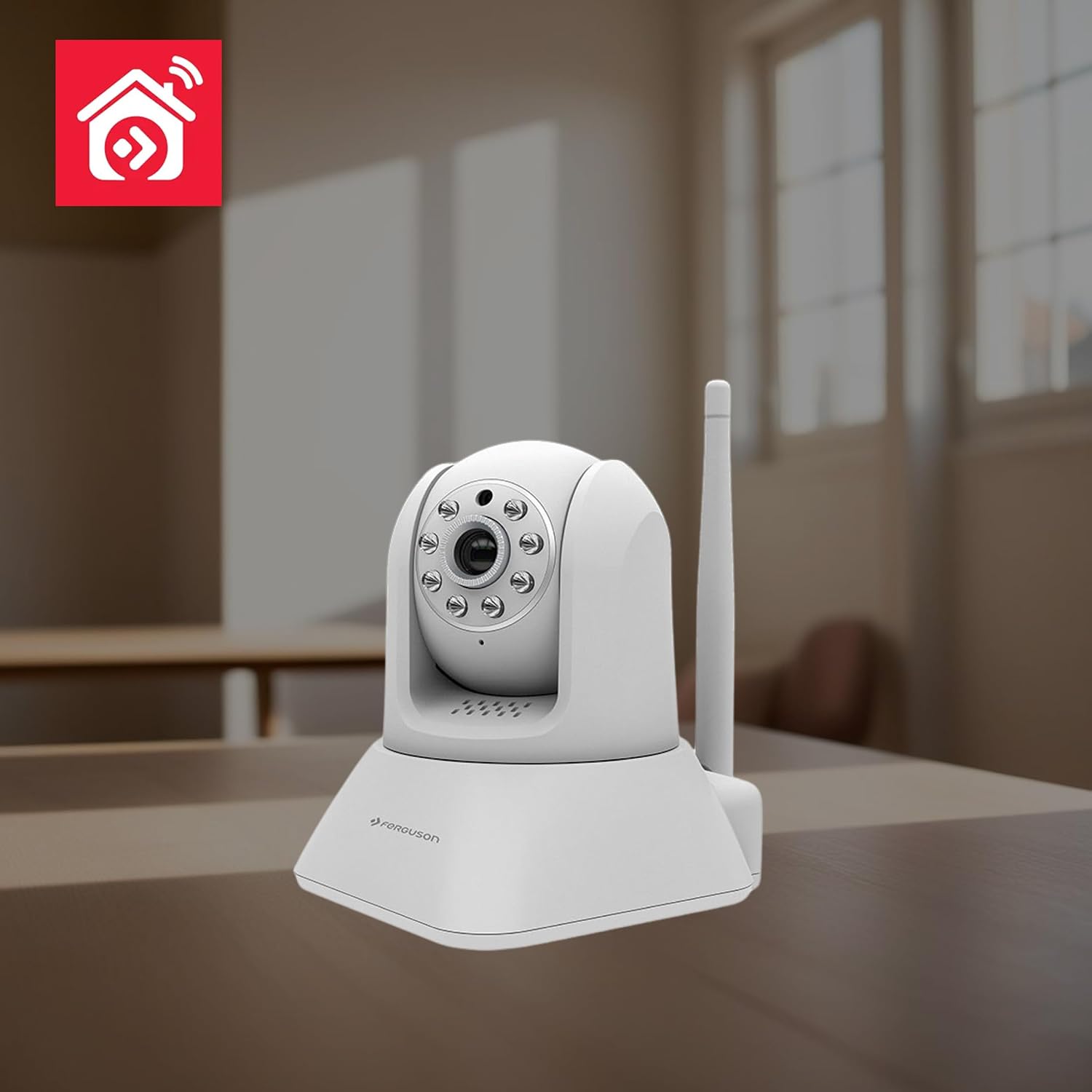 Ferguson Camera de Surveillance Smart Eye 200 – Caméra IP WiFi à 360° avec Batterie – Caméra Intérieure sans Fil – Full HD – Contrôle Via App – Sécurité Maison Connectée 6 Ferguson Camera de Surveillance Smart Eye 200 – Caméra IP WiFi à 360° avec Batterie – Caméra Intérieure sans Fil – Full HD – Contrôle Via App – Sécurité Maison Connectée – Image 5