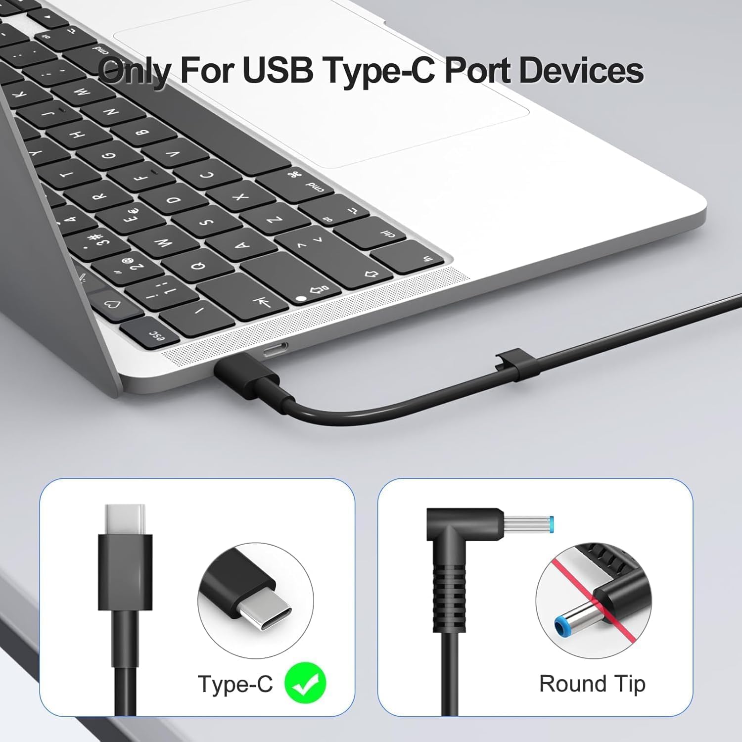 SCOVEE 65W USB C Chargeur,Compatible Dell Ordinateur Portable Chargeur,pour Dell Latitude 3440 3540 5420 5430 5440 5520 5530 5540 7430 7440 XPS 13,ChromeBook 3100,Type C Power Adaptateur 5 SCOVEE 65W USB C Chargeur,Compatible Dell Ordinateur Portable Chargeur,pour Dell Latitude 3440 3540 5420 5430 5440 5520 5530 5540 7430 7440 XPS 13,ChromeBook 3100,Type C Power Adaptateur – Image 4