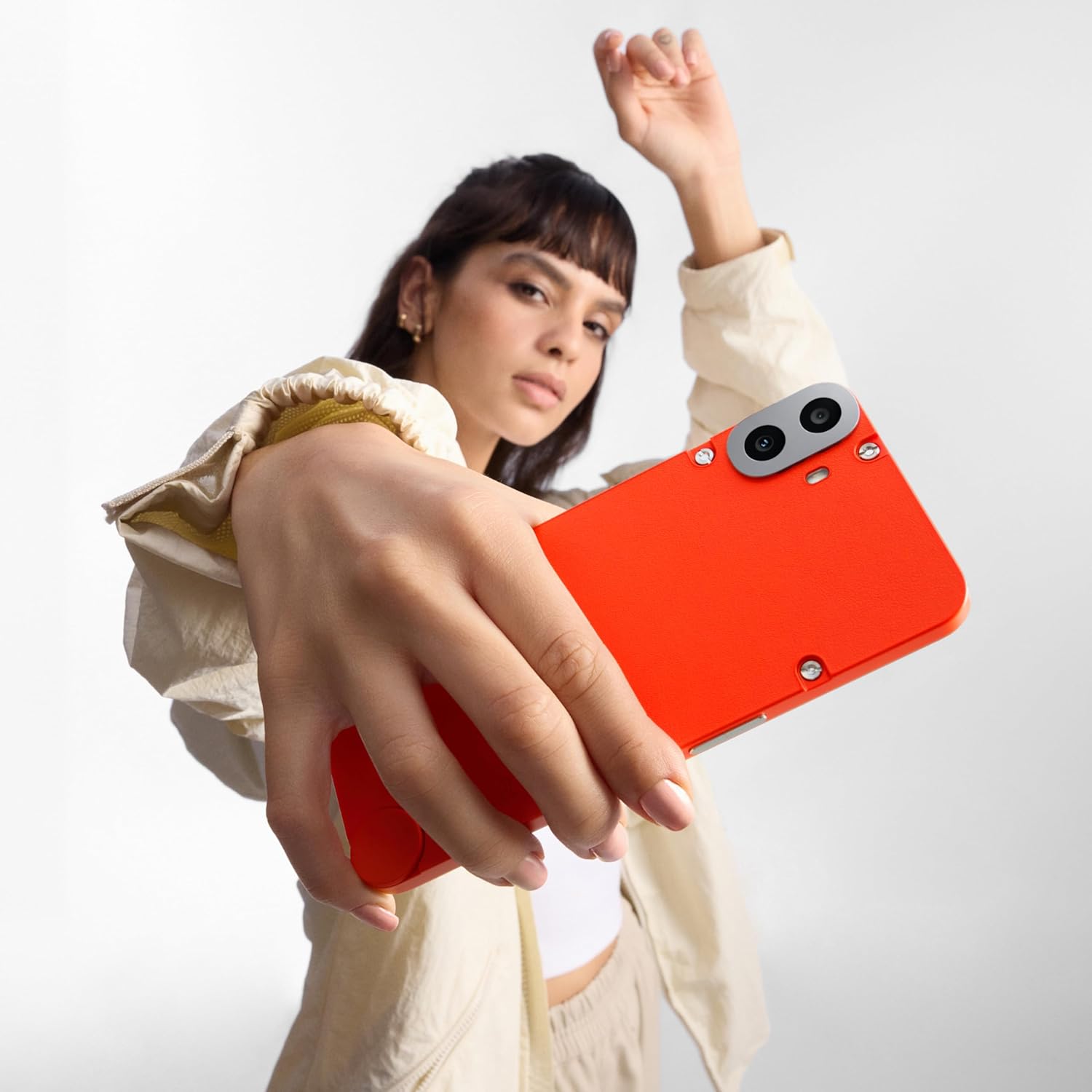 CMF Phone 1 8+128GB - Telephone Portable avec Appareil Photo arrière Sony 50 MP avec Ultra XDR, Affichage Super AMOLED 6,67" et Nothing OS 2.6 - Orange 5 CMF Phone 1 8+128GB - Telephone Portable avec Appareil Photo arrière Sony 50 MP avec Ultra XDR, Affichage Super AMOLED 6,67" et Nothing OS 2.6 - Orange – Image 4