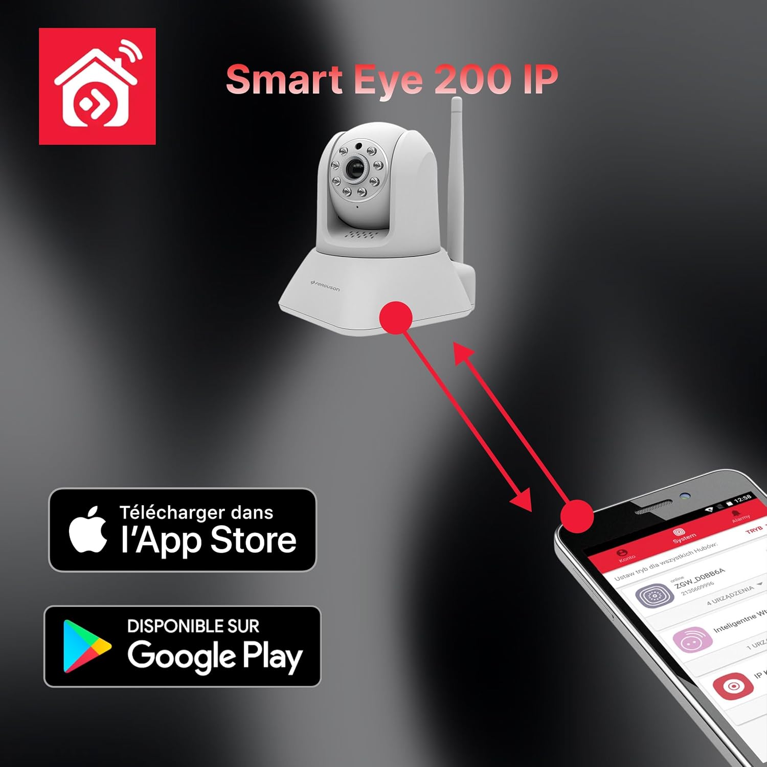 Ferguson Camera de Surveillance Smart Eye 200 – Caméra IP WiFi à 360° avec Batterie – Caméra Intérieure sans Fil – Full HD – Contrôle Via App – Sécurité Maison Connectée 5 Ferguson Camera de Surveillance Smart Eye 200 – Caméra IP WiFi à 360° avec Batterie – Caméra Intérieure sans Fil – Full HD – Contrôle Via App – Sécurité Maison Connectée – Image 4