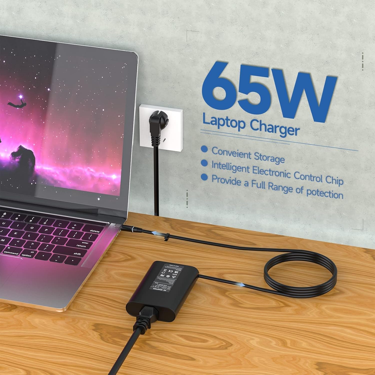 65W Chargeur Alimentation Compatible avec Dell Latitude 7490 7480 7290 7280 5590 5580 5490 5480 5290 E6430 E5470 E5440 E5250 E5450 E7440 E7470 E7250 E7450 E6440 E6540 3180 Adaptateur Charger 3 65W Chargeur Alimentation Compatible avec Dell Latitude 7490 7480 7290 7280 5590 5580 5490 5480 5290 E6430 E5470 E5440 E5250 E5450 E7440 E7470 E7250 E7450 E6440 E6540 3180 Adaptateur Charger – Image 2